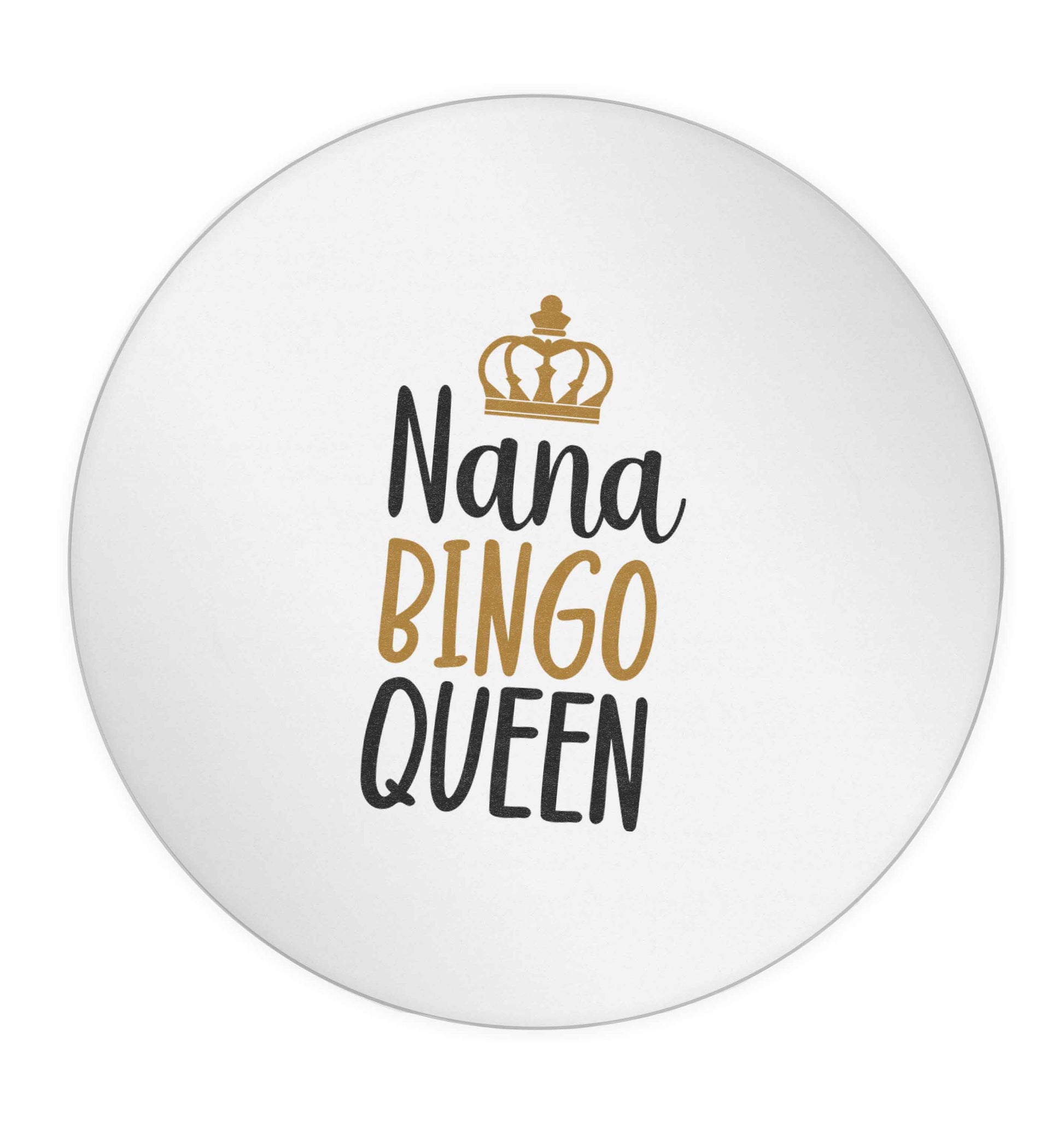 Personalised bingo queen 24 @ 45mm matt circle stickers