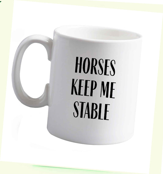 10 oz Tis The Season to Drink Whisky ceramic mug right handed