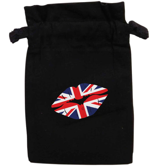 British flag kiss | XS - L | Pouch / Drawstring bag / Sack | Organic Cotton | Bulk discounts available!