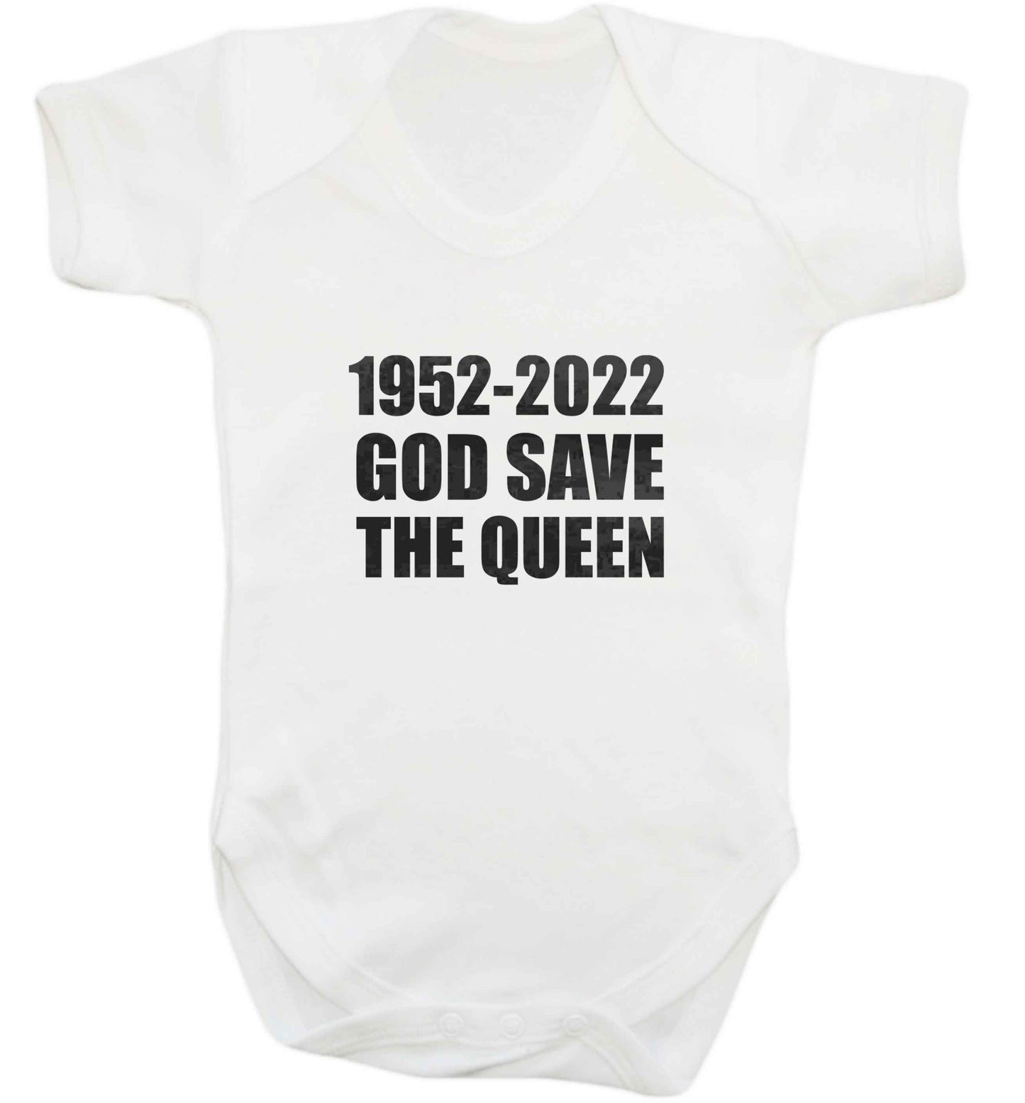 God save the queen baby vest white 18-24 months