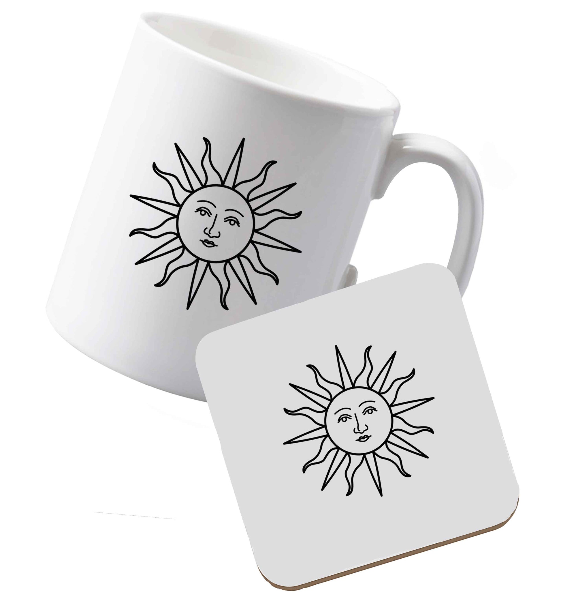 10 oz Ceramic mug and coaster Tis The Season to Drink Whisky both sides