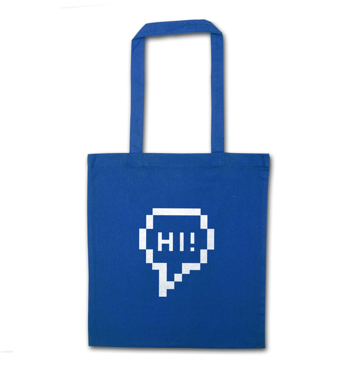 Hi blue tote bag