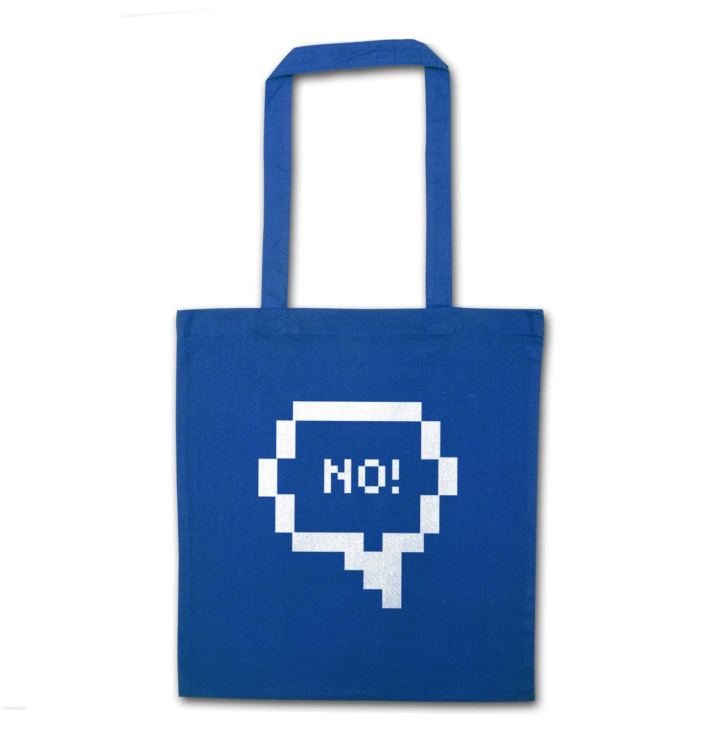 No blue tote bag