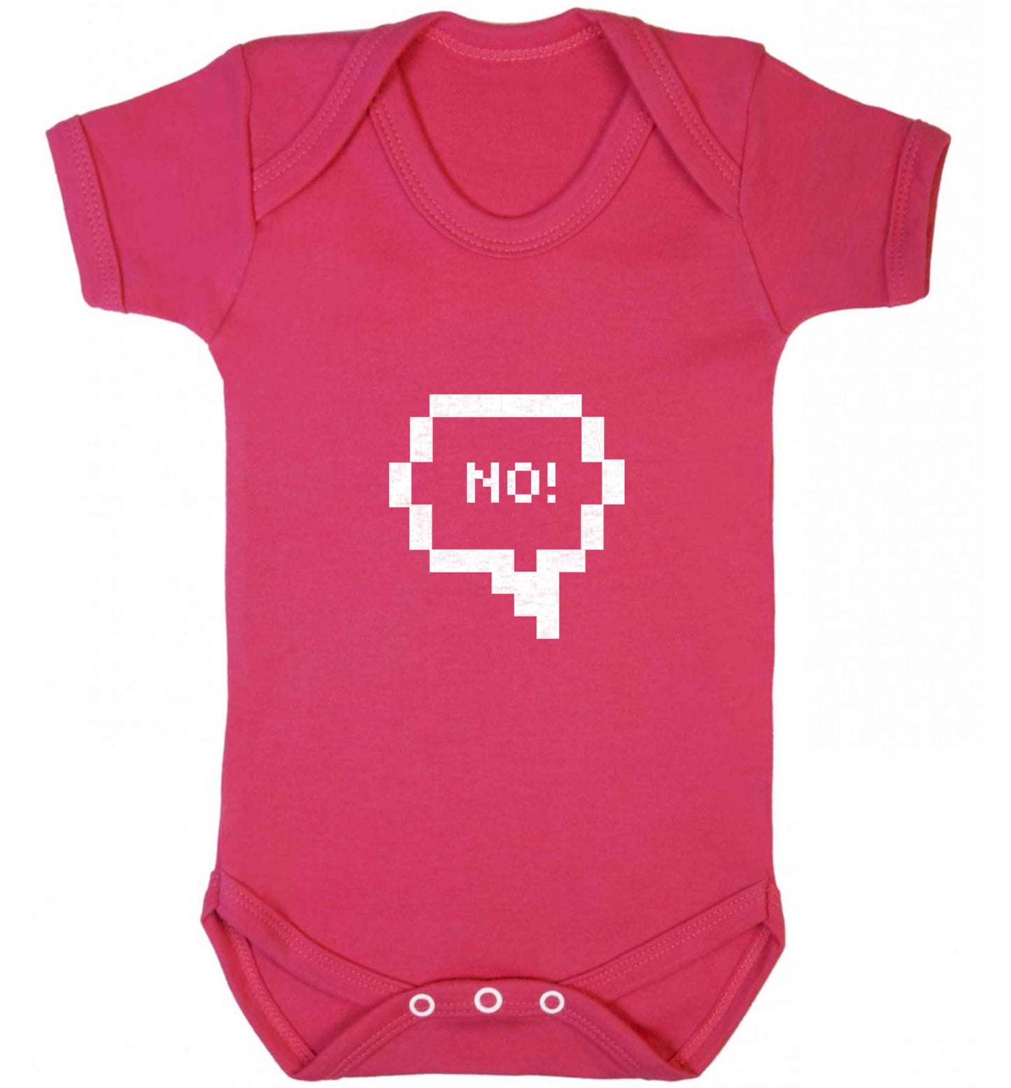No baby vest dark pink 18-24 months