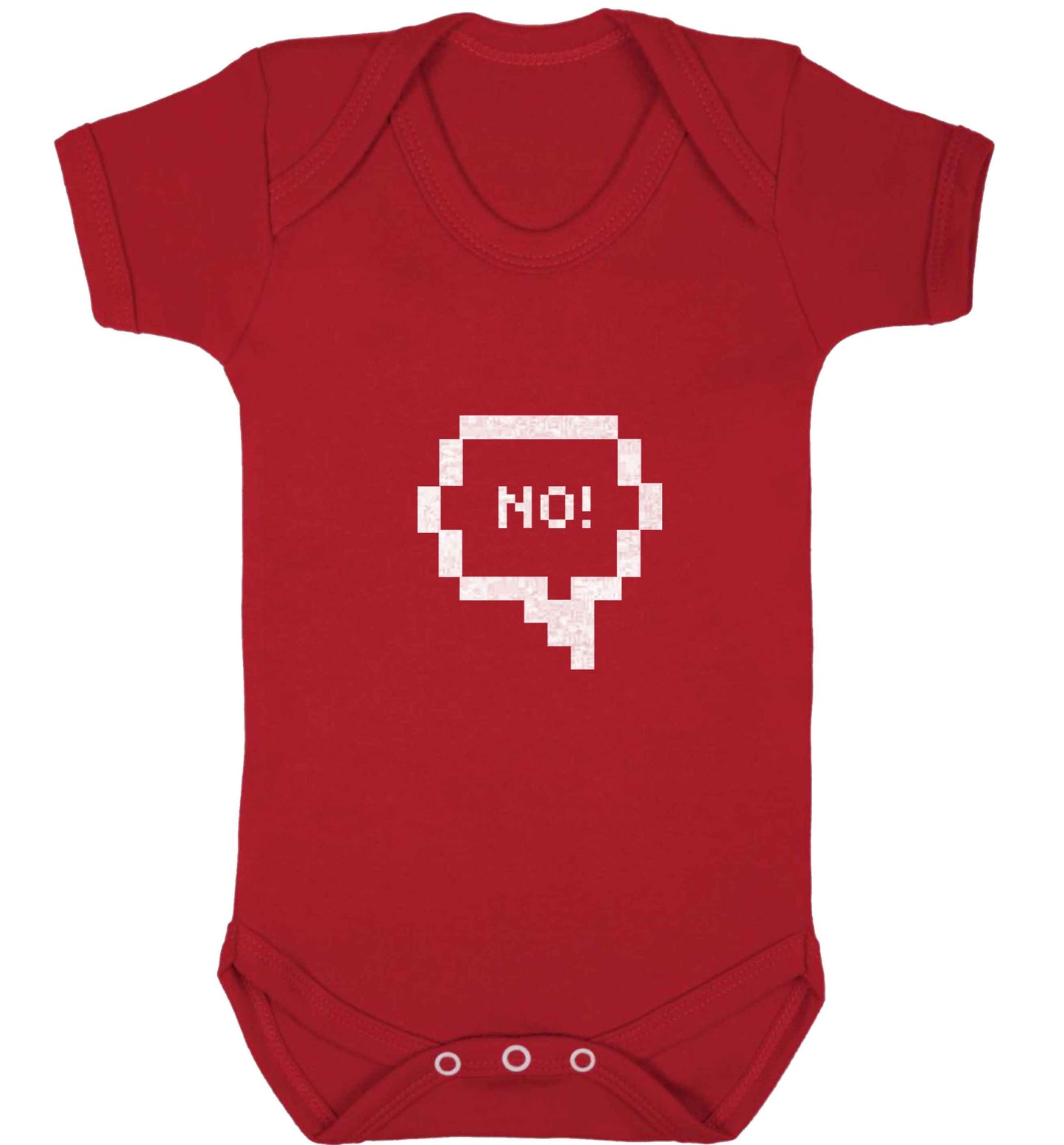 No baby vest red 18-24 months