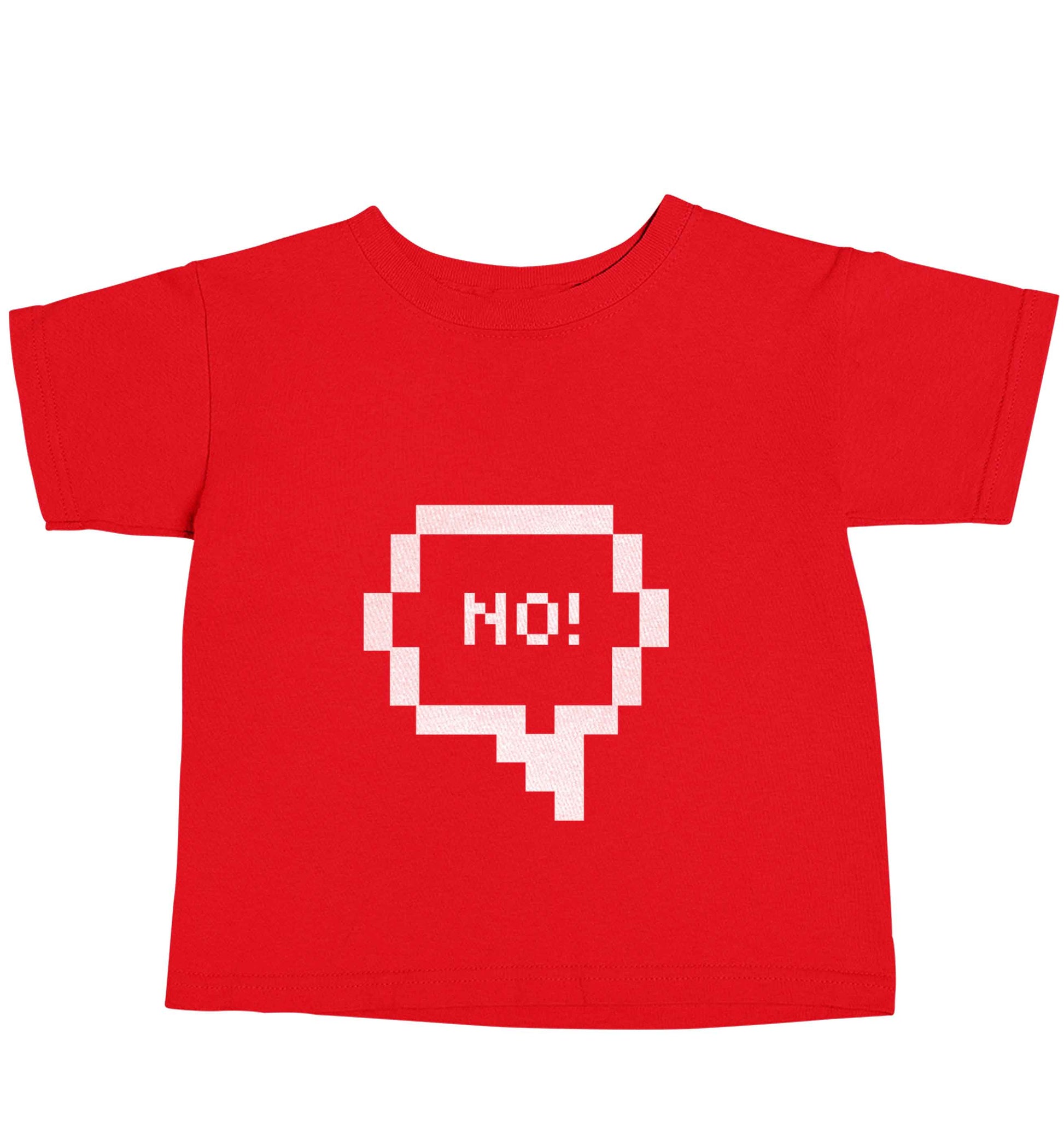 No red baby toddler Tshirt 2 Years