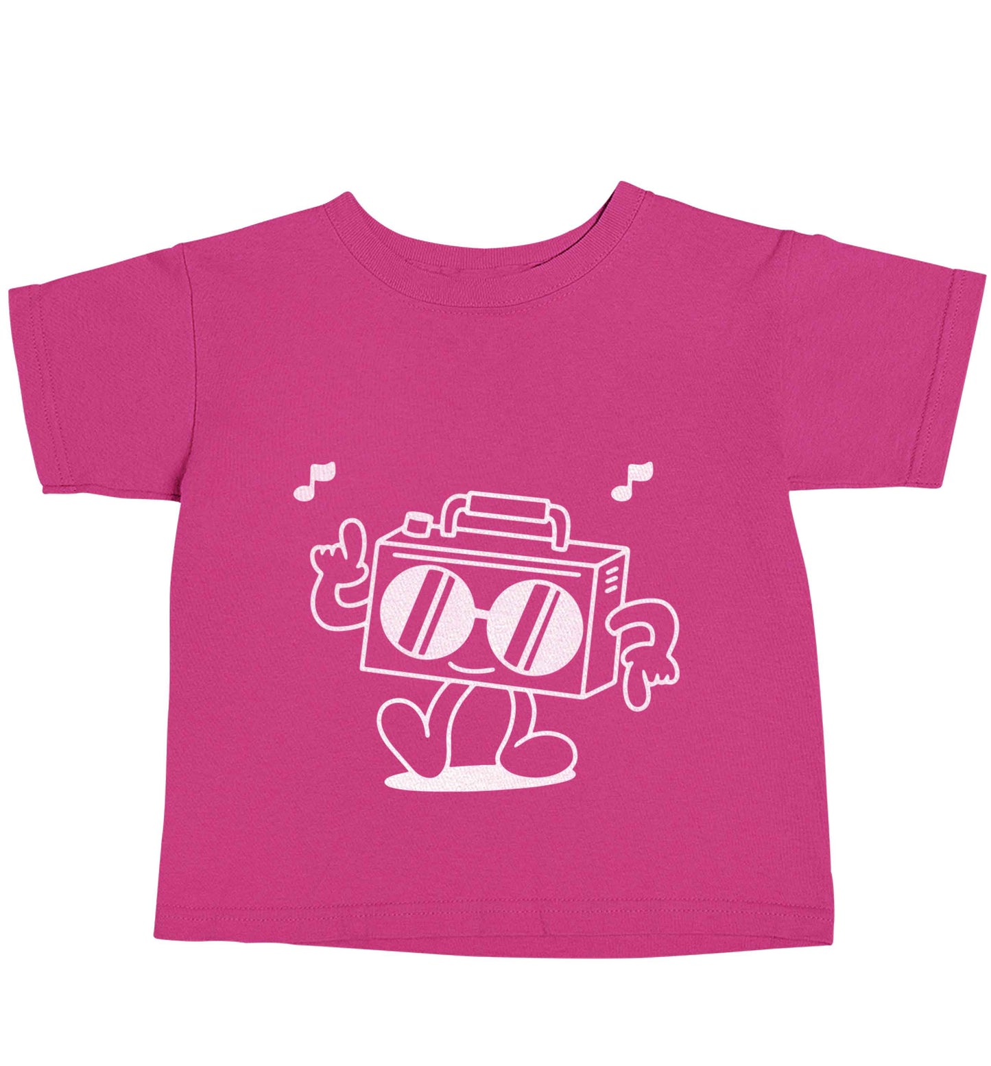 Boombox pink baby toddler Tshirt 2 Years