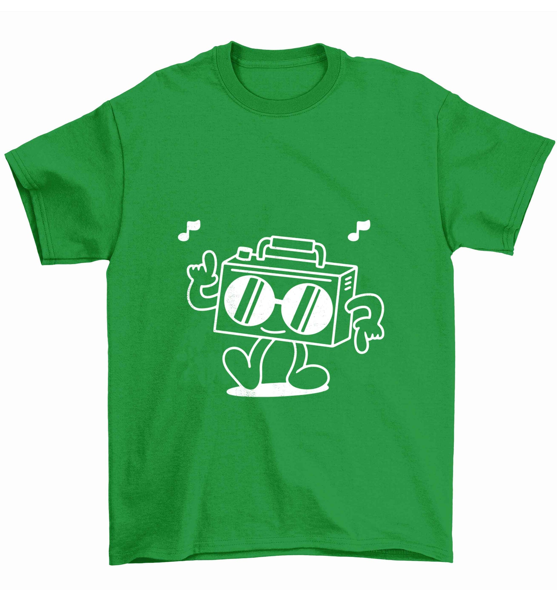 Boombox Children's green Tshirt 12-13 Years