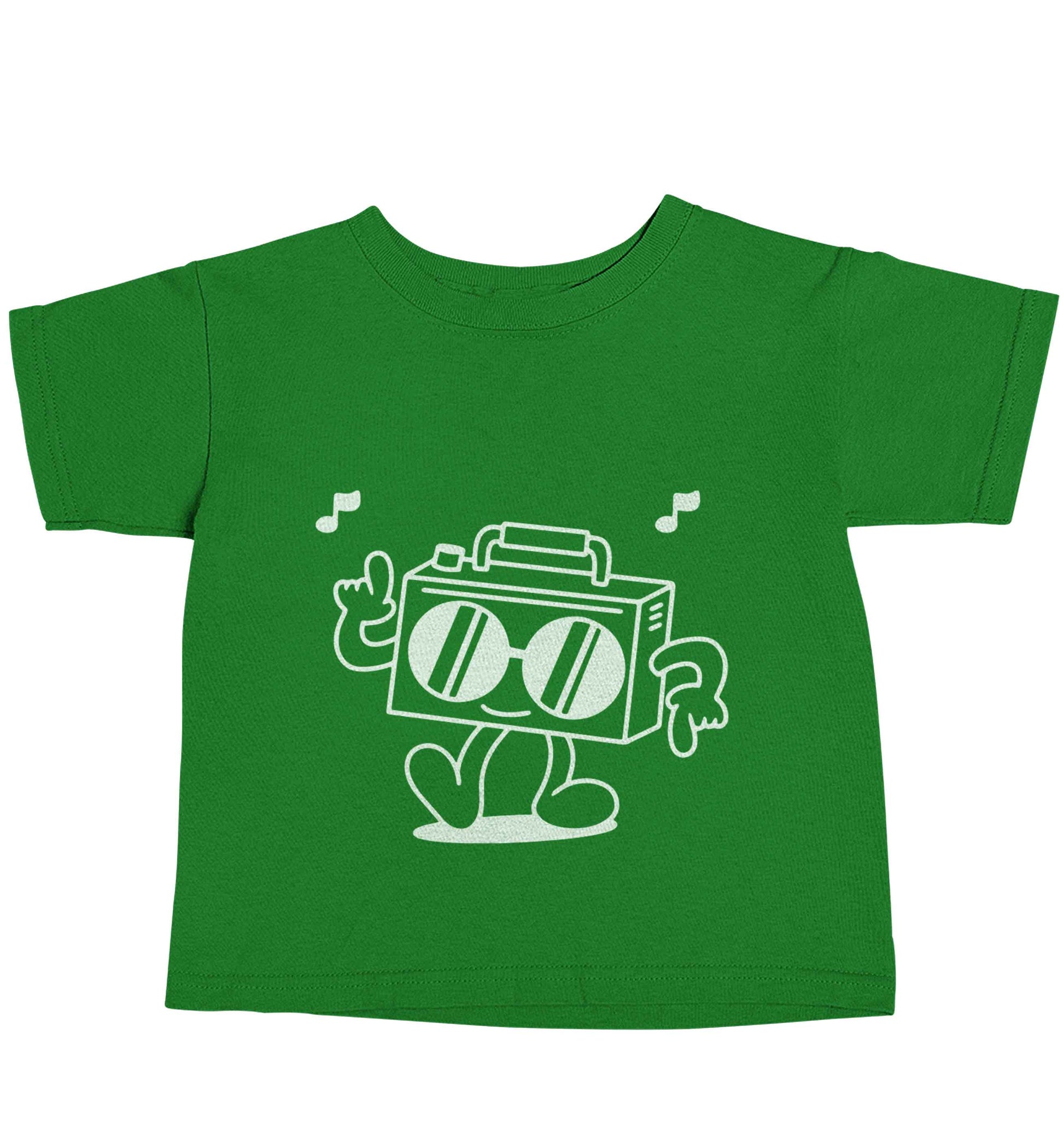 Boombox green baby toddler Tshirt 2 Years