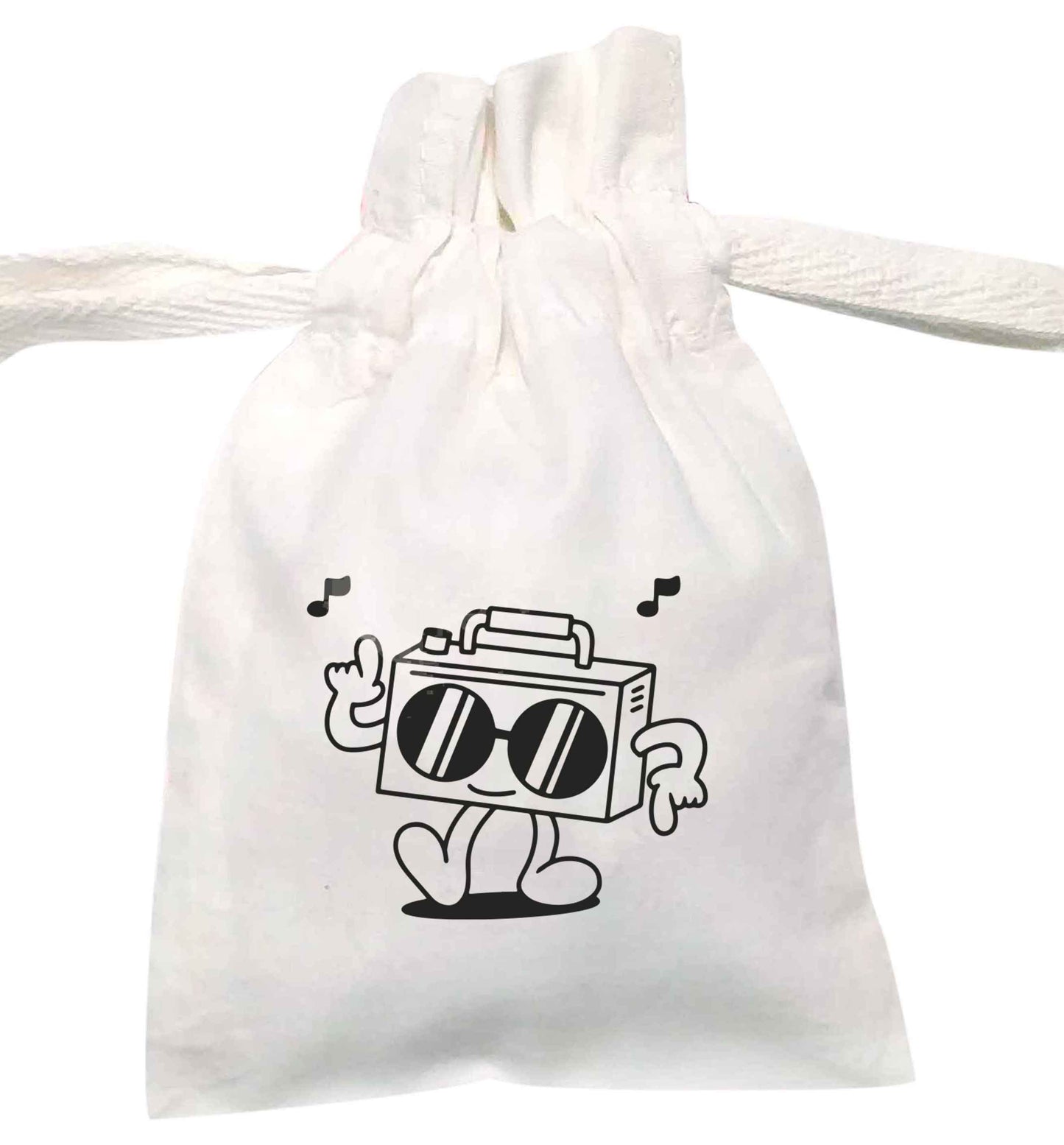Boombox | XS - L | Pouch / Drawstring bag / Sack | Organic Cotton | Bulk discounts available!