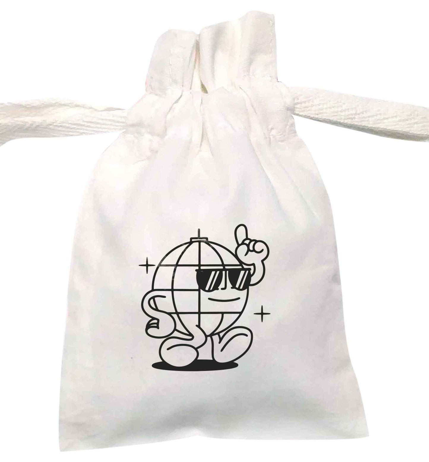 Disco ball | XS - L | Pouch / Drawstring bag / Sack | Organic Cotton | Bulk discounts available!