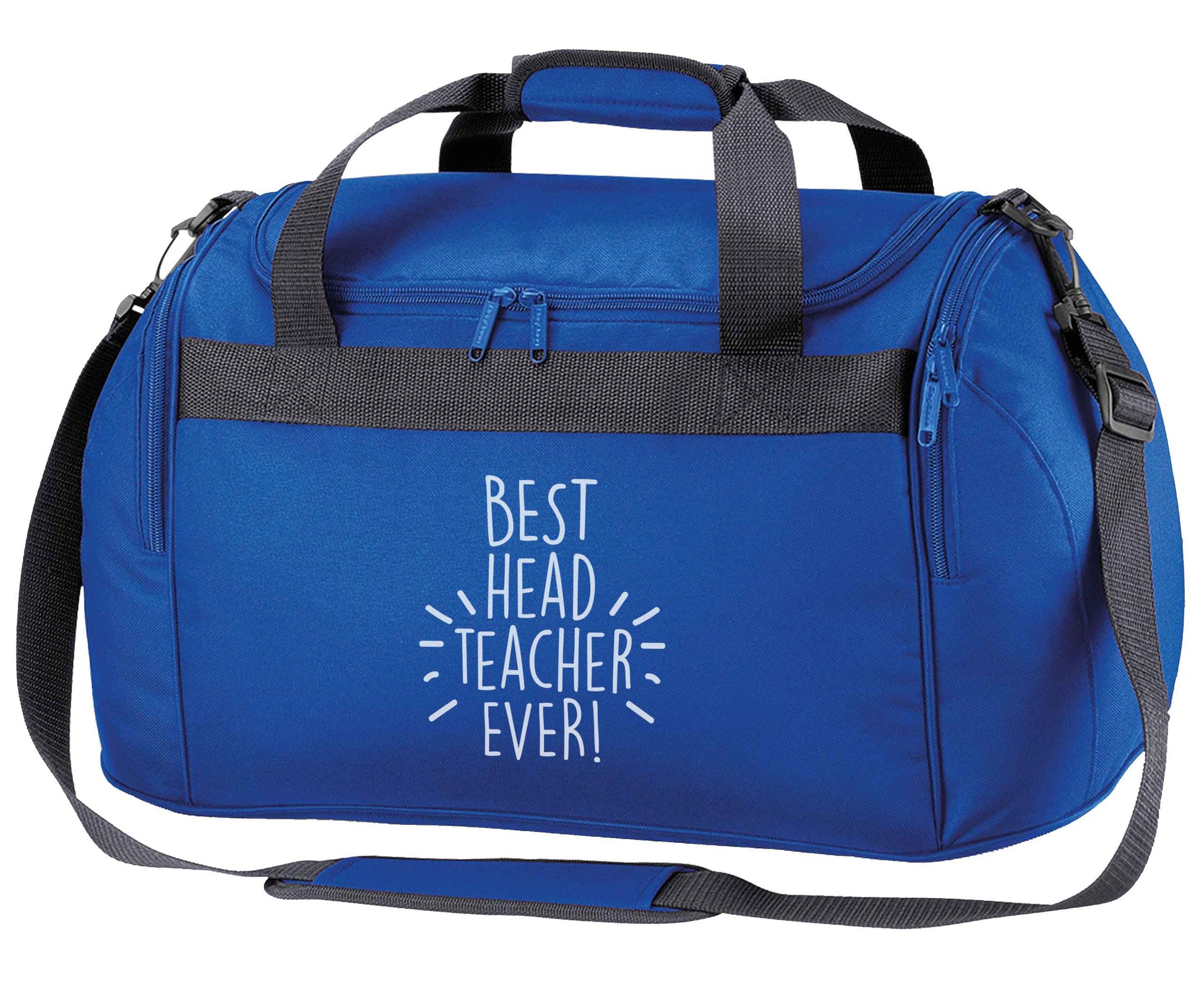 Best head teacher ever! royal blue holdall / duffel bag