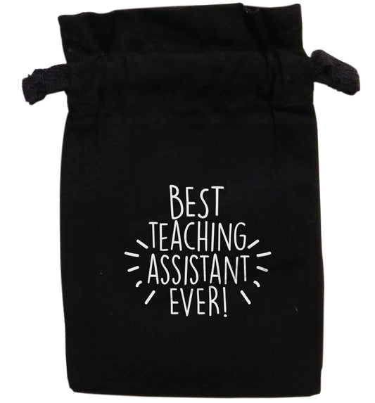 Best teaching assistant ever! | XS - L | Pouch / Drawstring bag / Sack | Organic Cotton | Bulk discounts available!