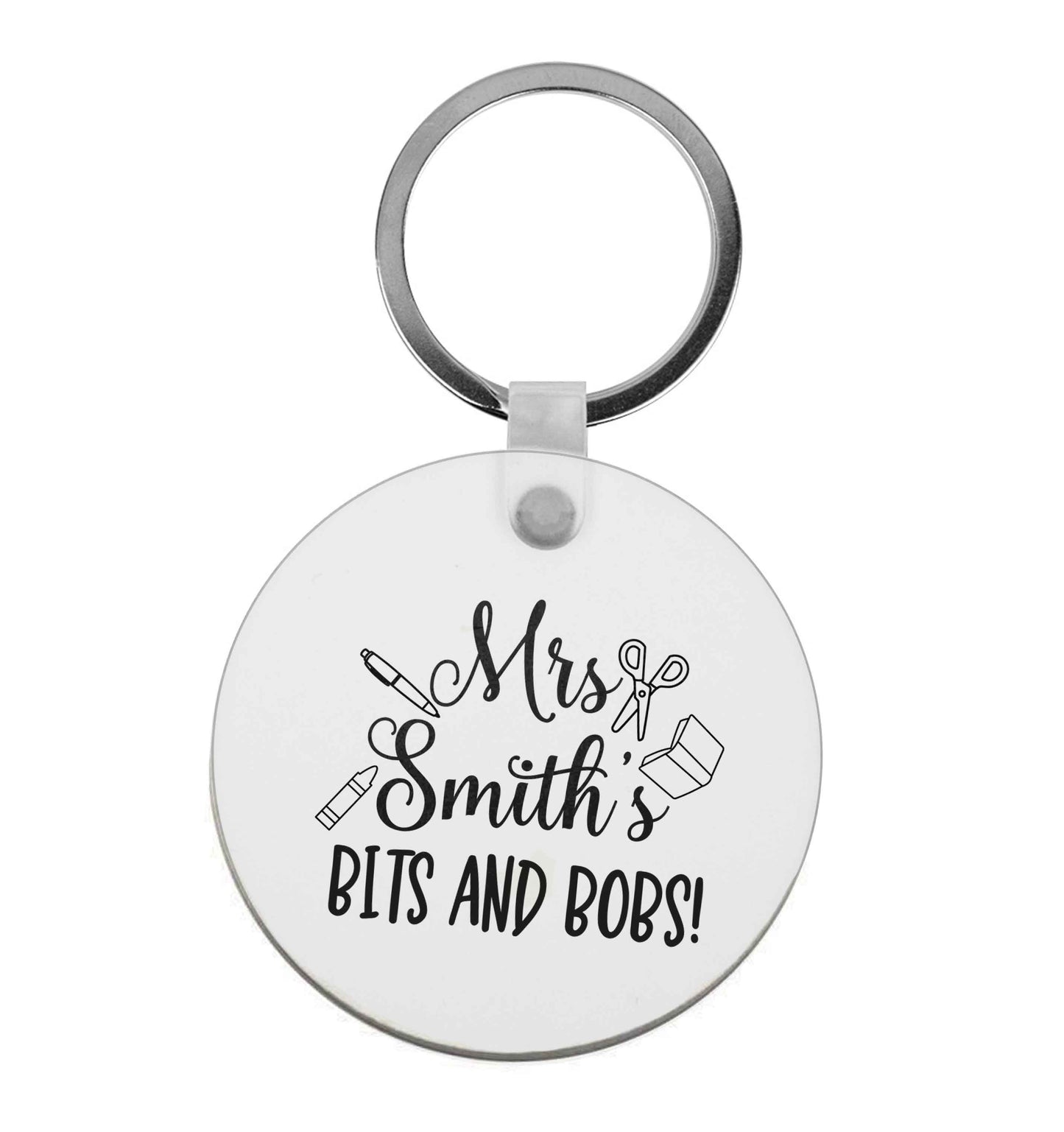 Mrs personalised teachers bits and bobs | Keyring