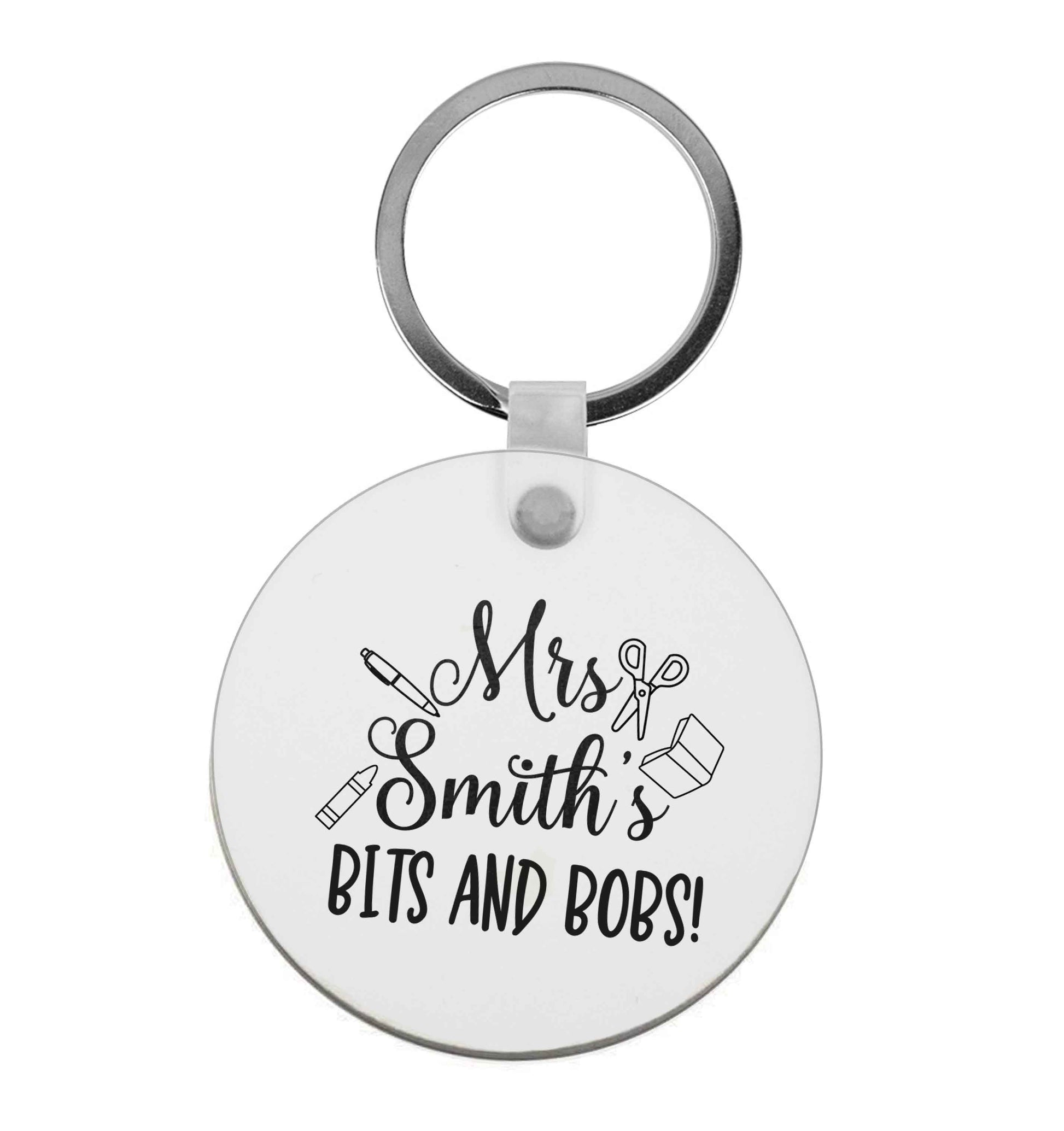 Mrs personalised teachers bits and bobs | Keyring