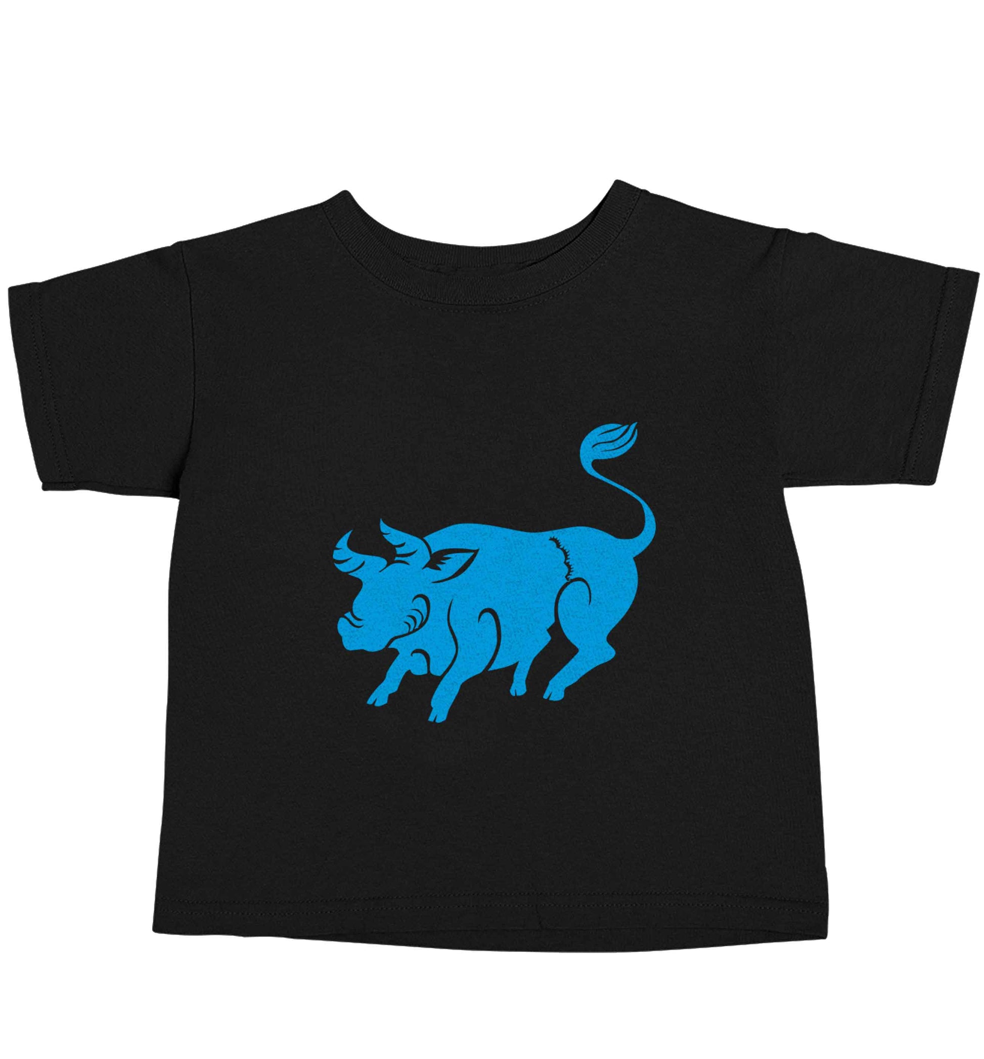 Blue ox Black baby toddler Tshirt 2 years