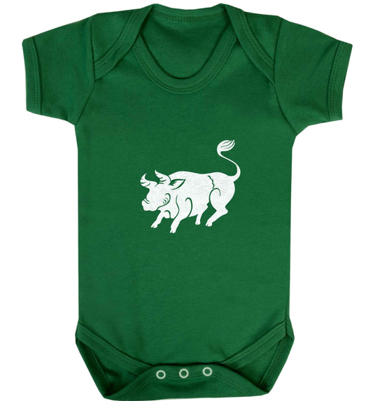 Blue ox baby vest green 18-24 months