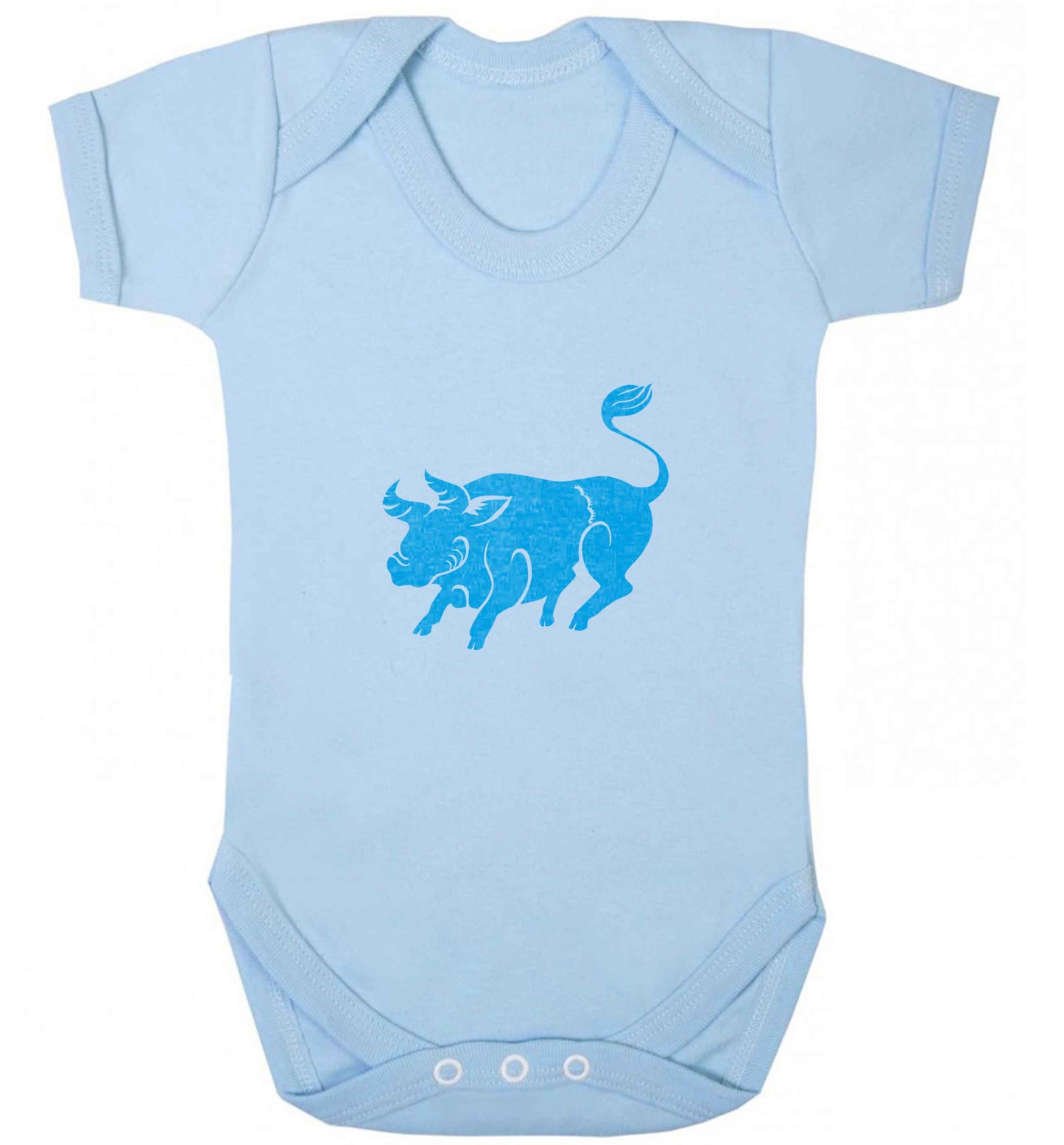 Blue ox baby vest pale blue 18-24 months