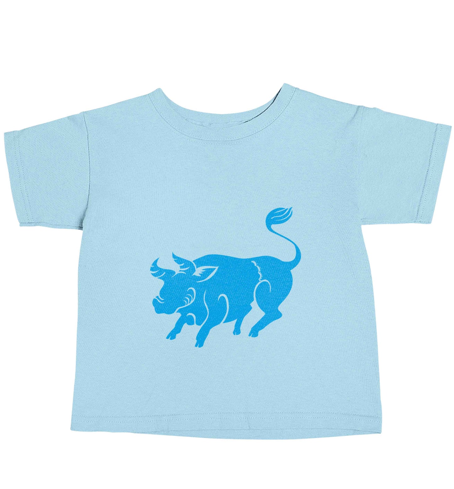 Blue ox light blue baby toddler Tshirt 2 Years