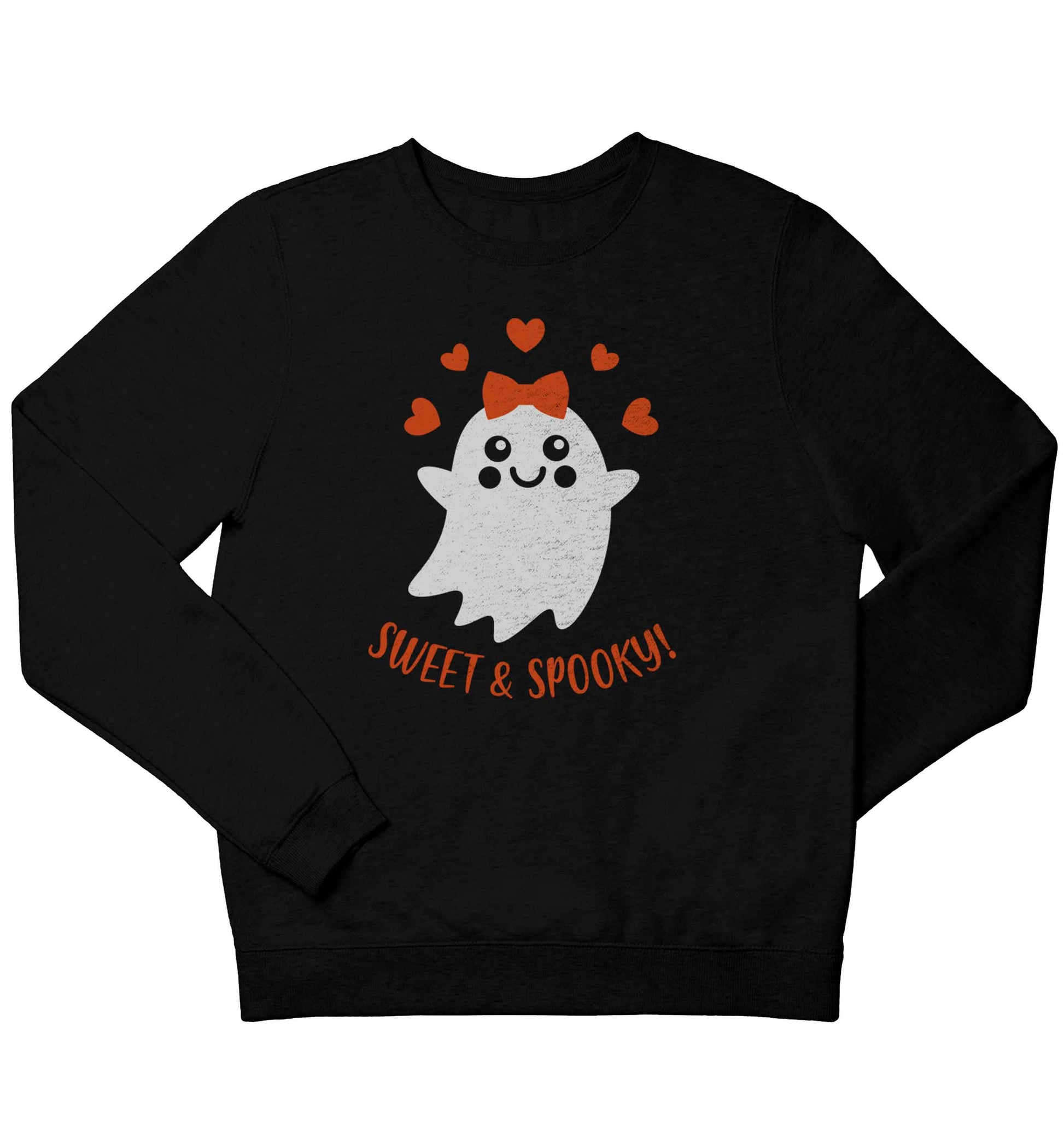 Sweet and spooky children's black sweater 12-13 Years