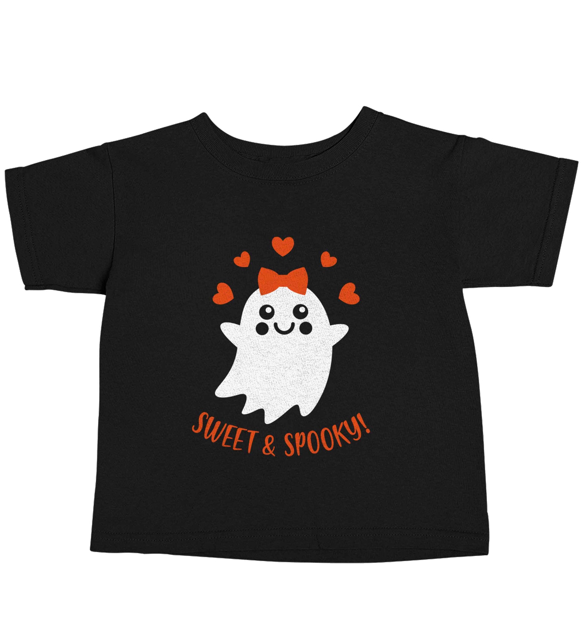 Sweet and spooky Black baby toddler Tshirt 2 years