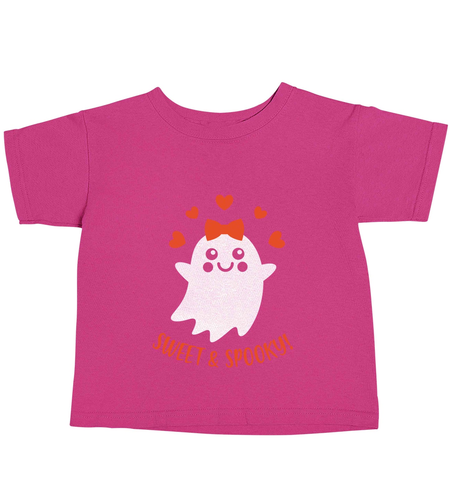 Sweet and spooky pink baby toddler Tshirt 2 Years