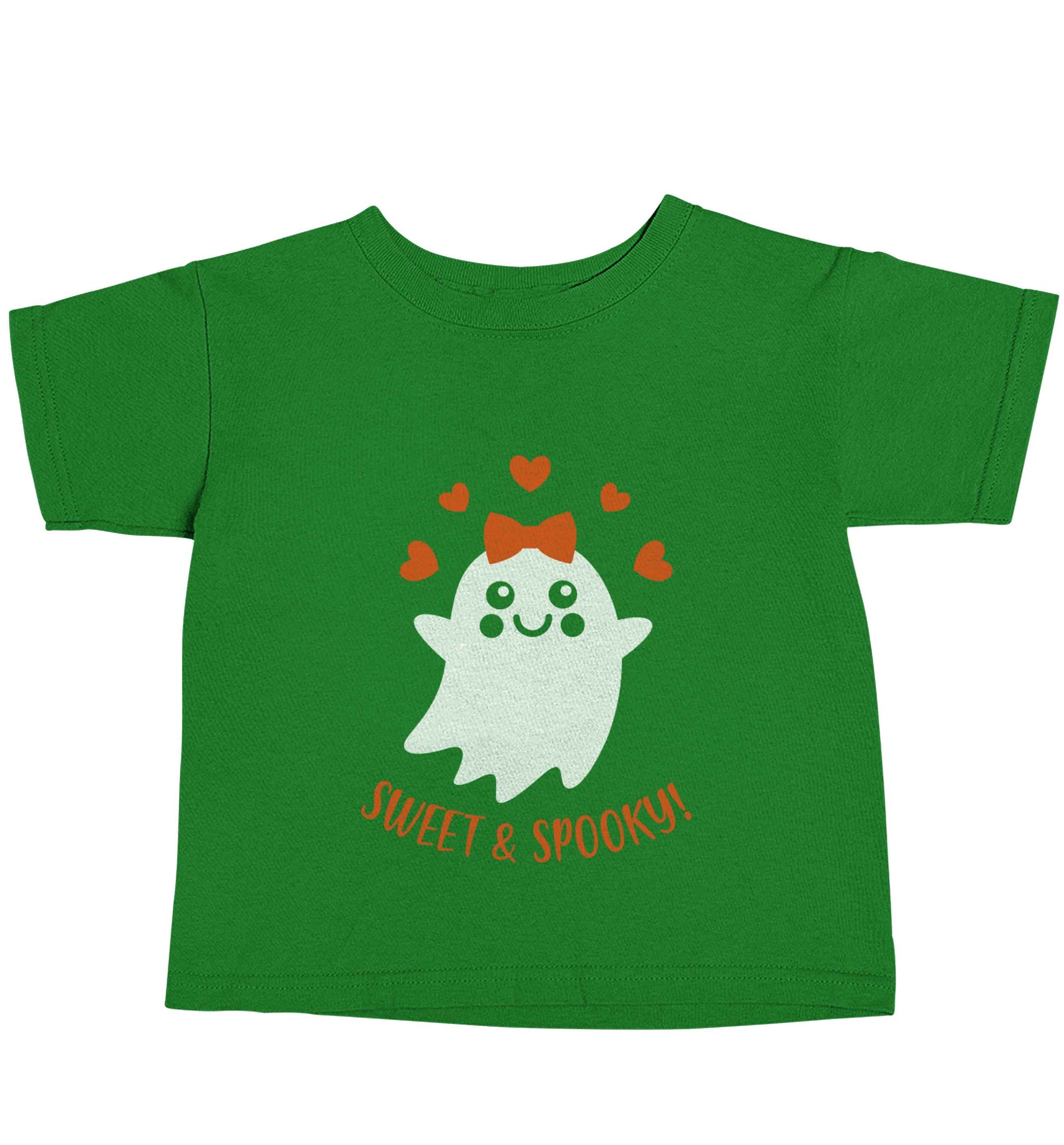 Sweet and spooky green baby toddler Tshirt 2 Years
