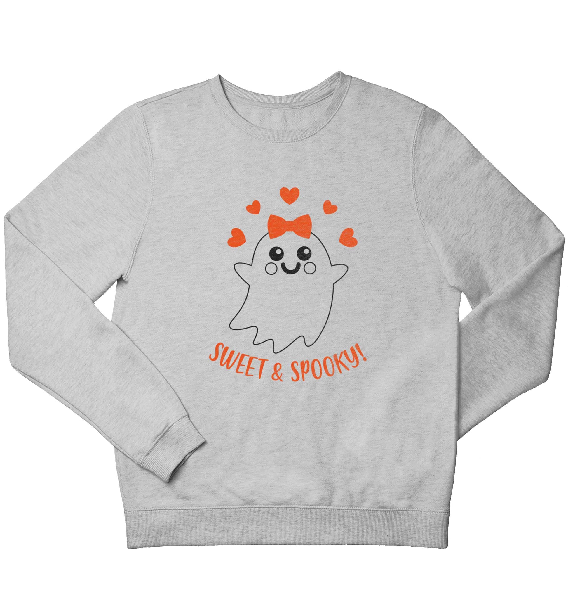 Sweet and spooky children's grey sweater 12-13 Years