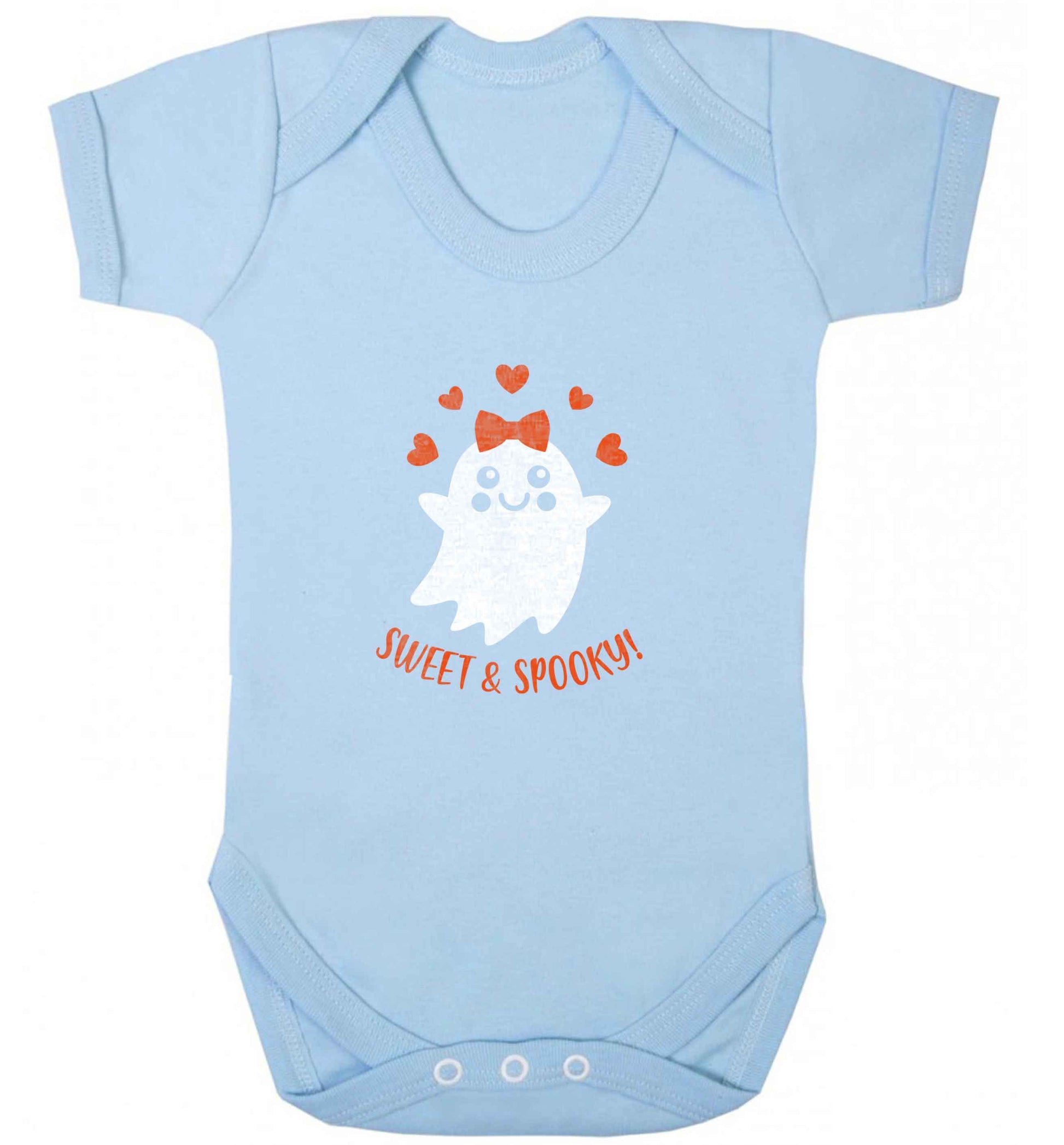 Sweet and spooky baby vest pale blue 18-24 months