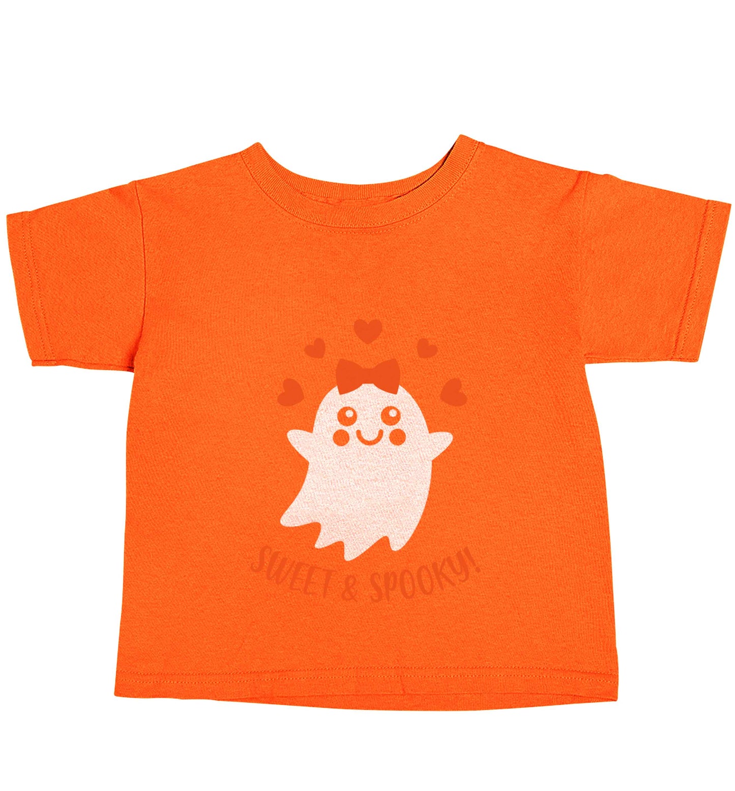 Sweet and spooky orange baby toddler Tshirt 2 Years