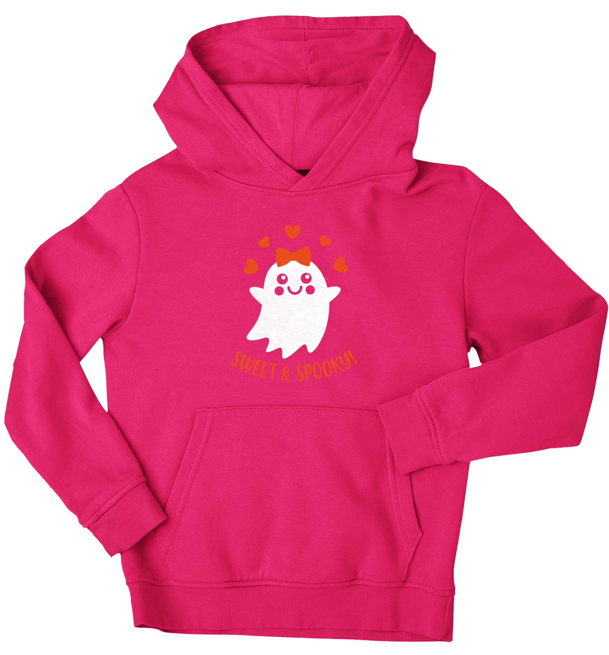 Sweet and spooky children's pink hoodie 12-13 Years
