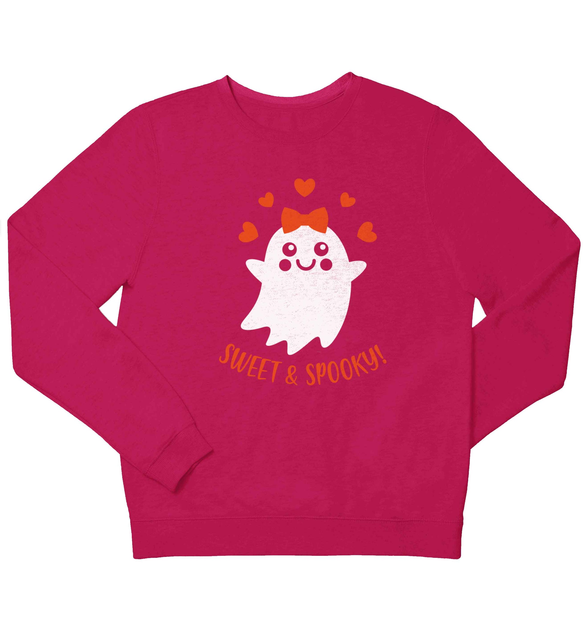 Sweet and spooky children's pink sweater 12-13 Years