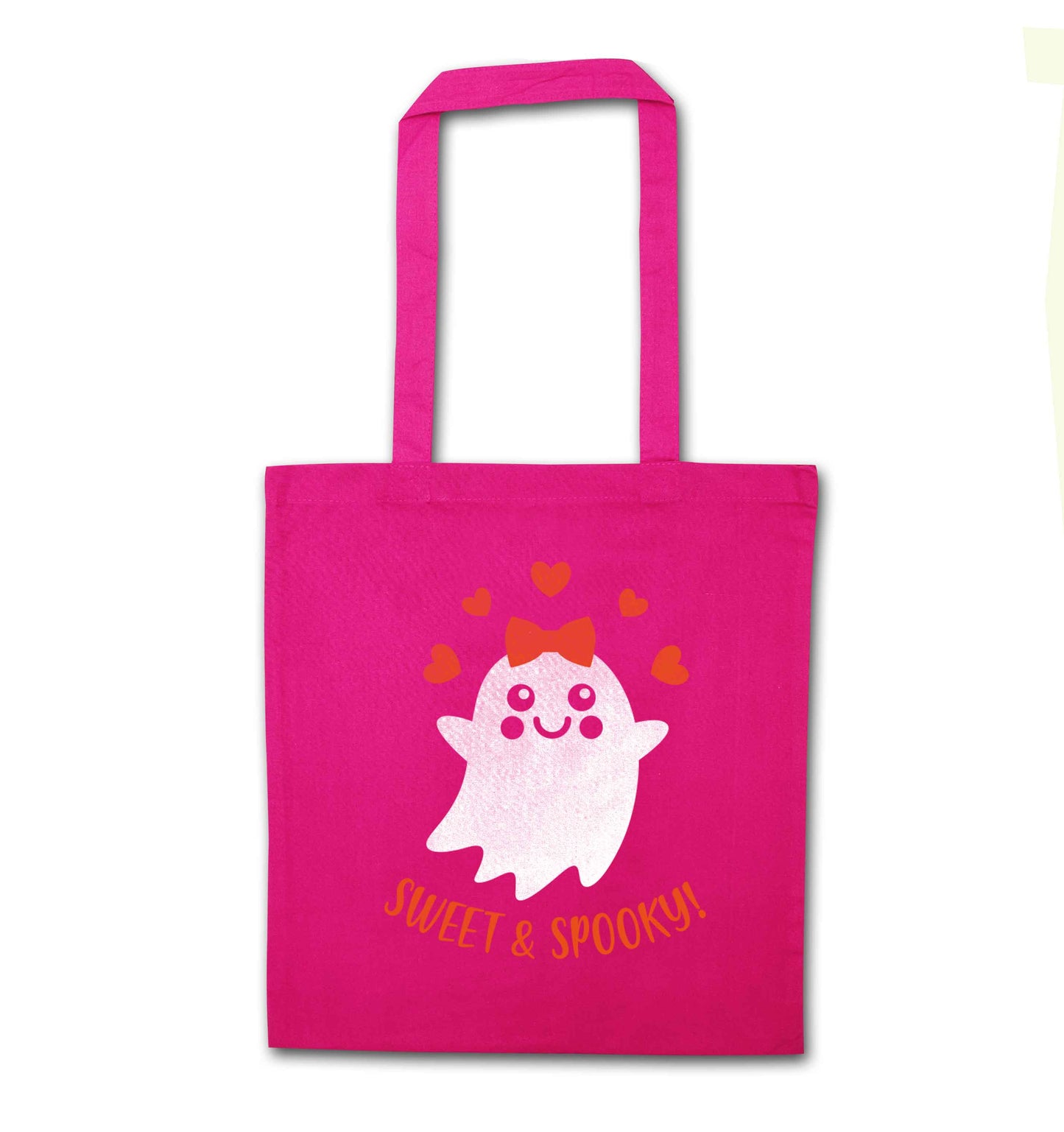 Sweet and spooky pink tote bag