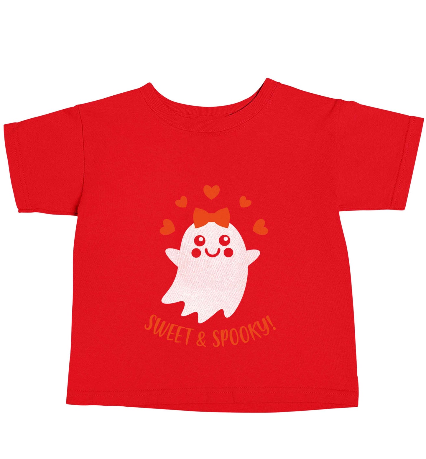 Sweet and spooky red baby toddler Tshirt 2 Years