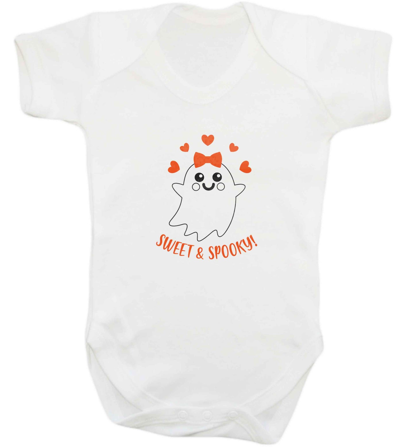Sweet and spooky baby vest white 18-24 months