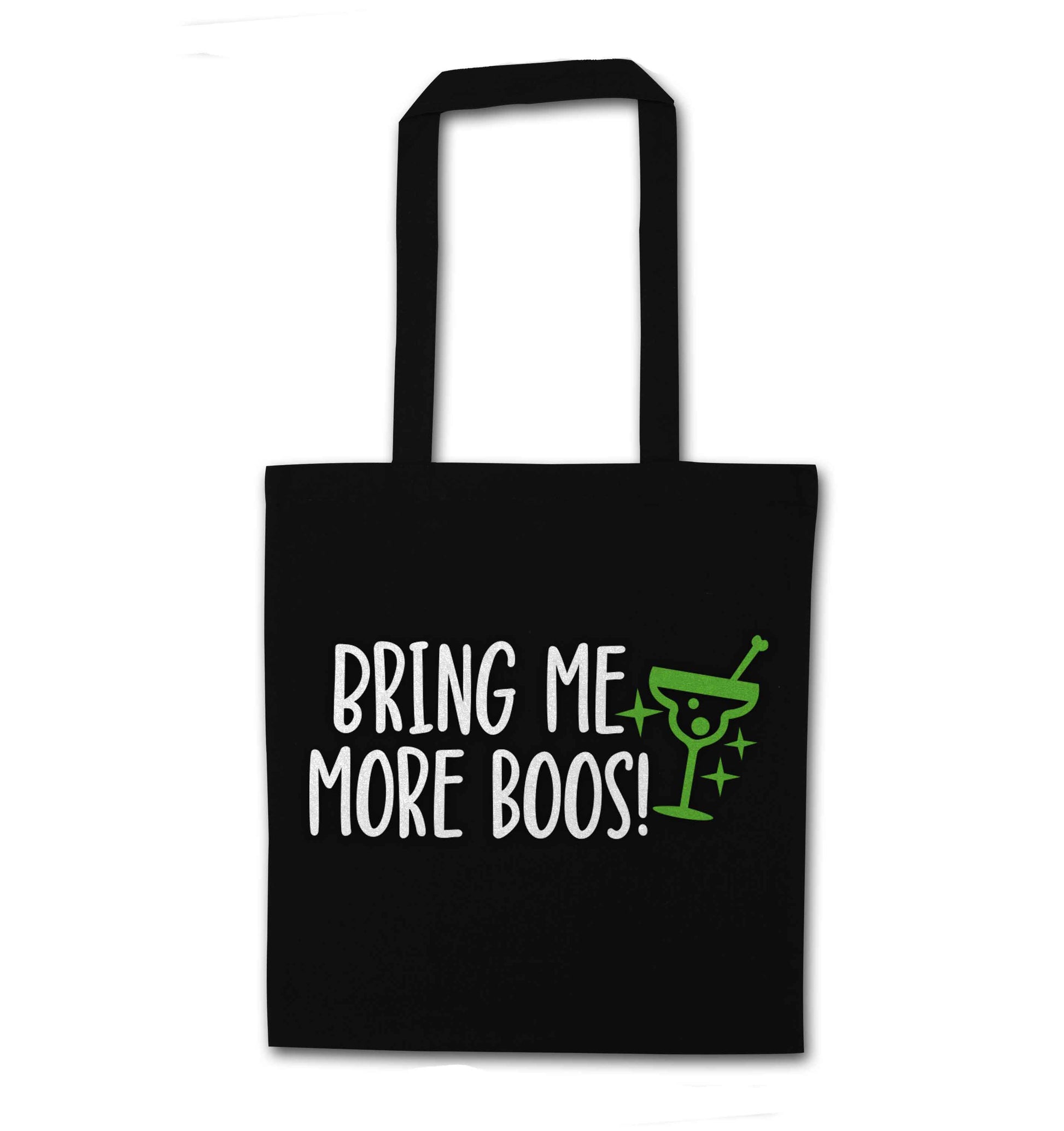 Bring me more boos black tote bag