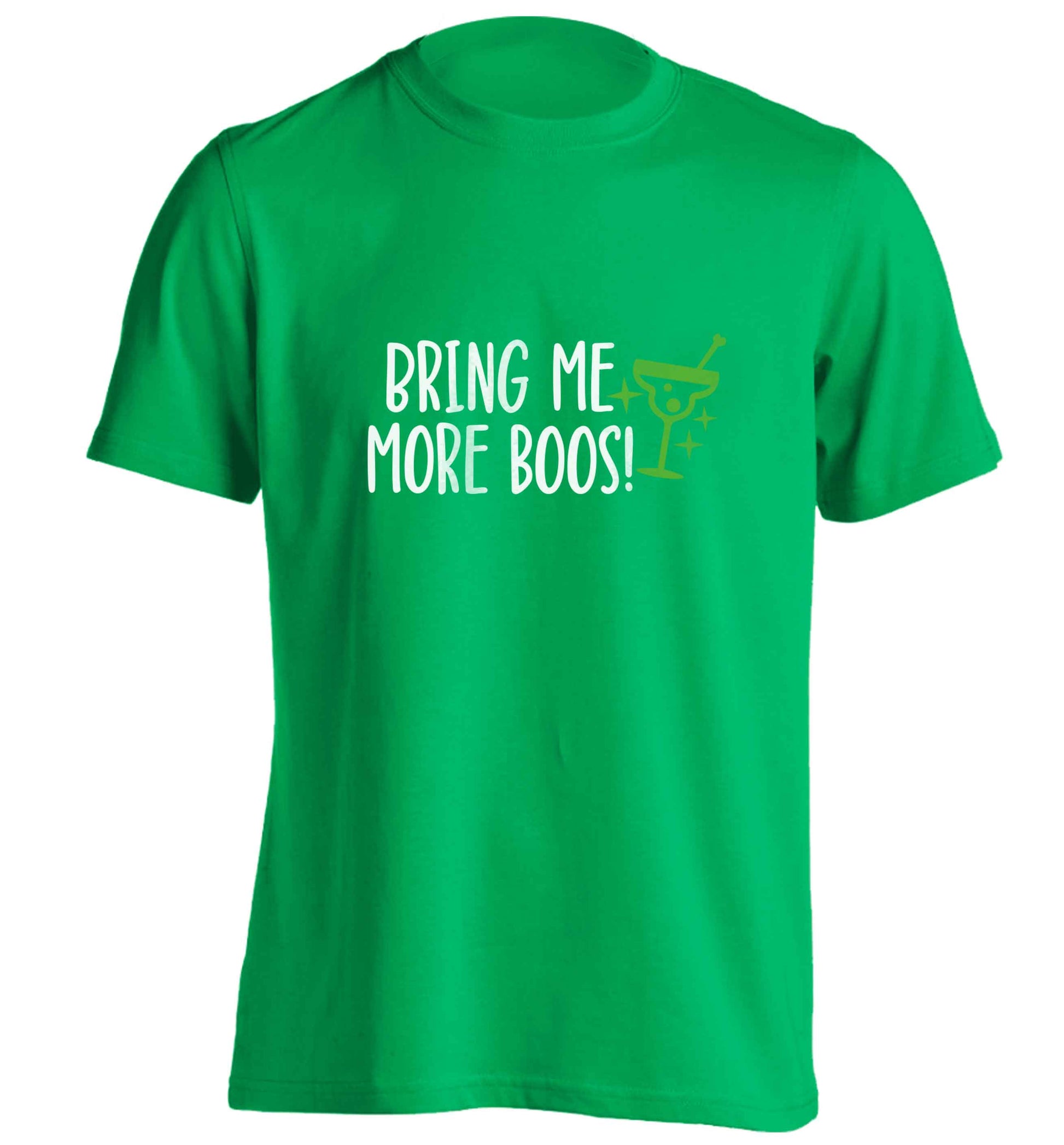 Bring me more boos adults unisex green Tshirt 2XL