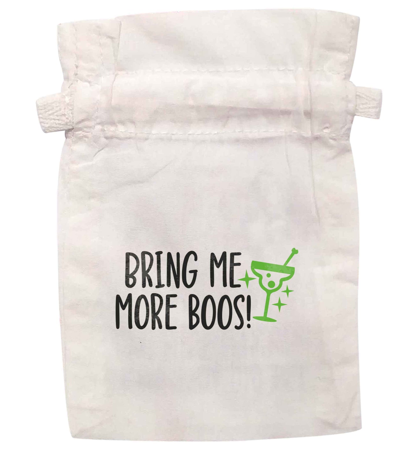 Bring me more boos | XS - L | Pouch / Drawstring bag / Sack | Organic Cotton | Bulk discounts available!