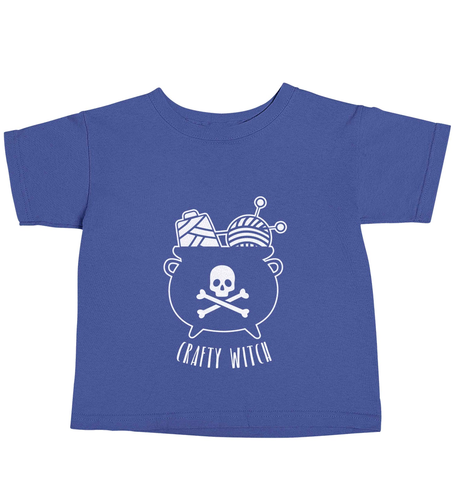 Crafty witch blue baby toddler Tshirt 2 Years