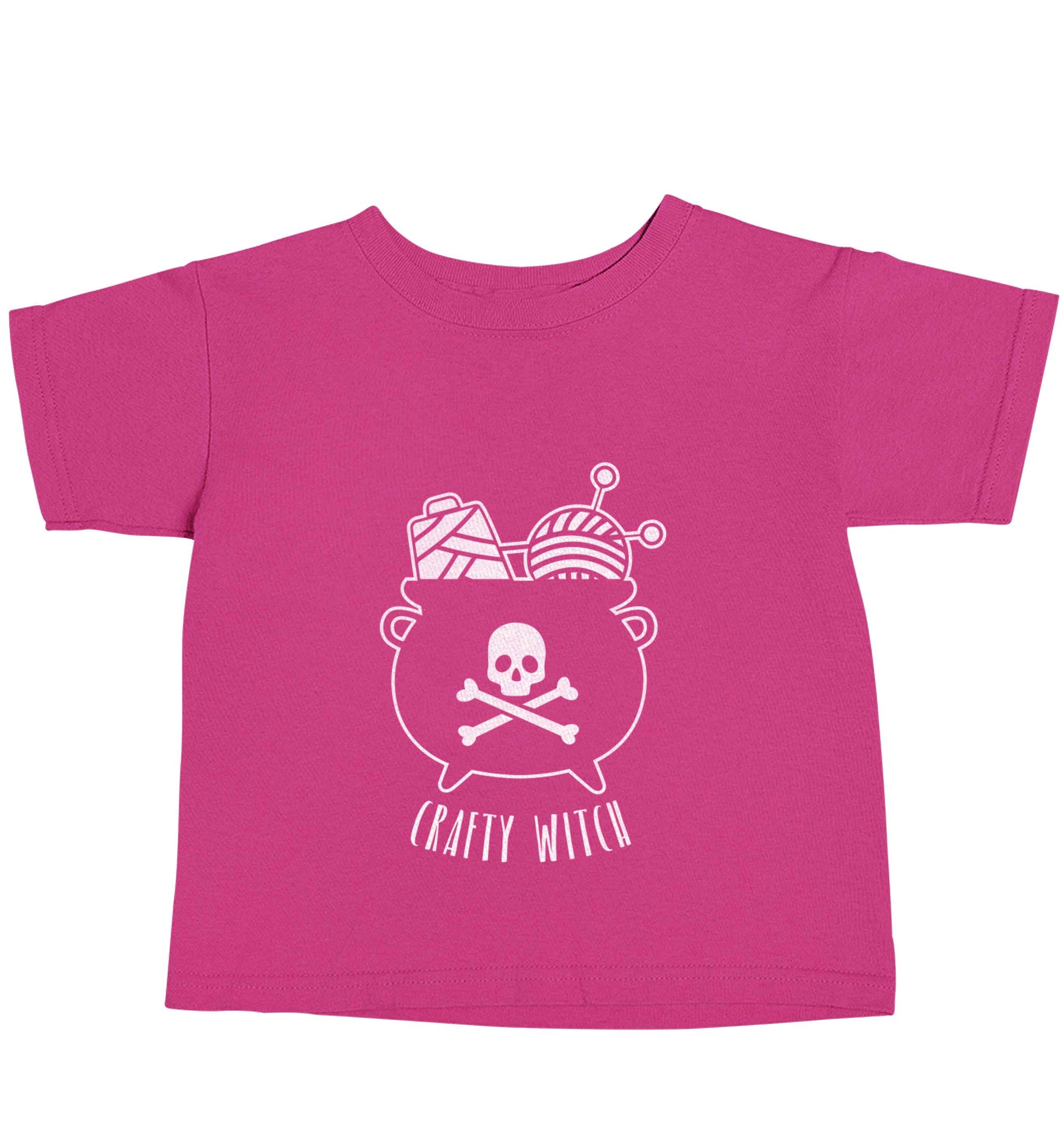 Crafty witch pink baby toddler Tshirt 2 Years
