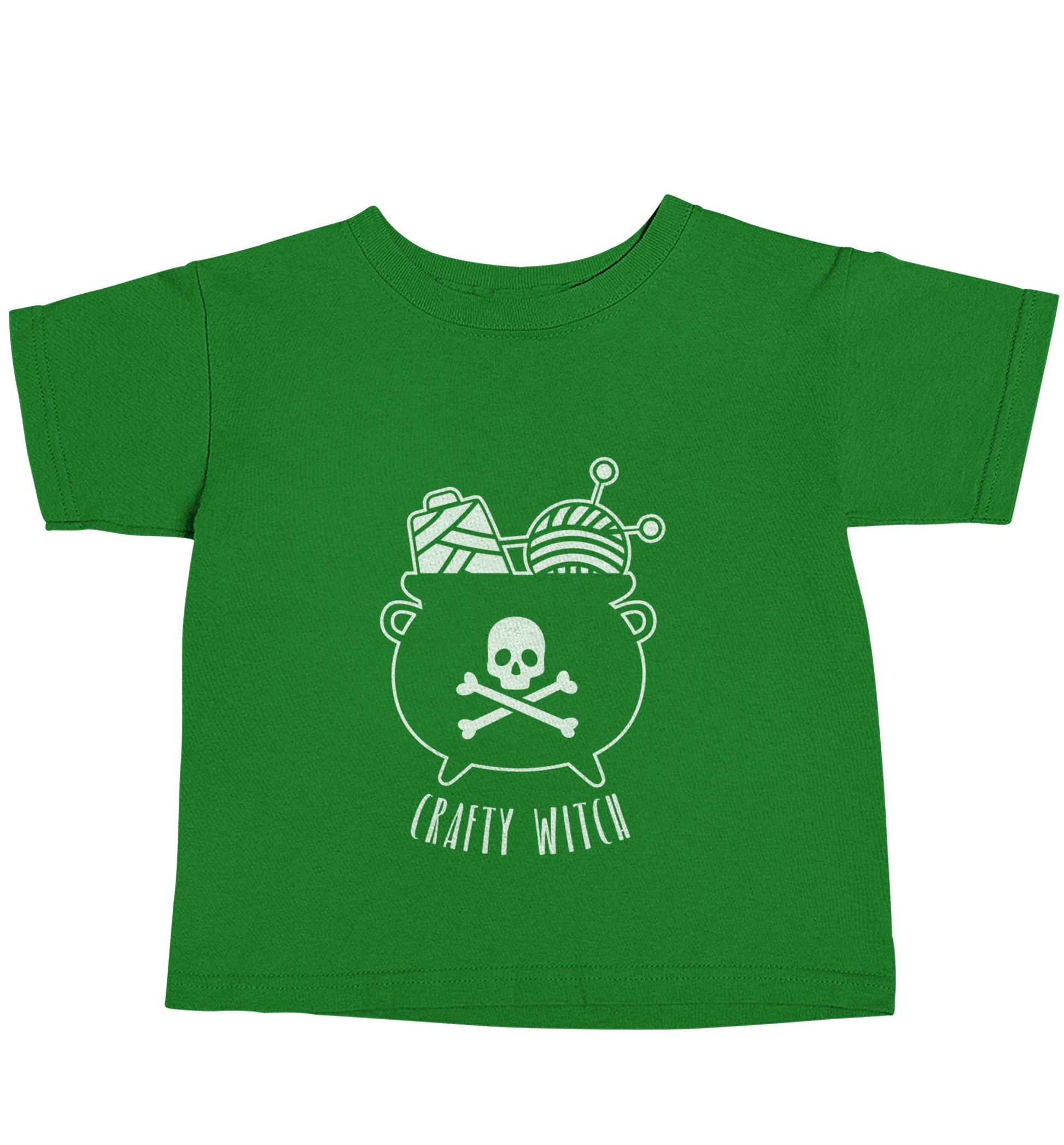 Crafty witch green baby toddler Tshirt 2 Years