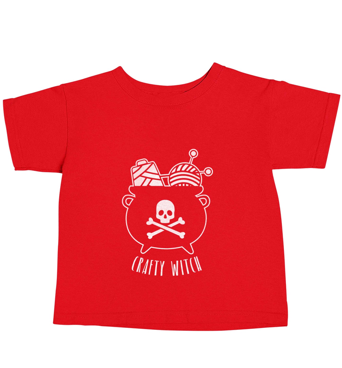 Crafty witch red baby toddler Tshirt 2 Years