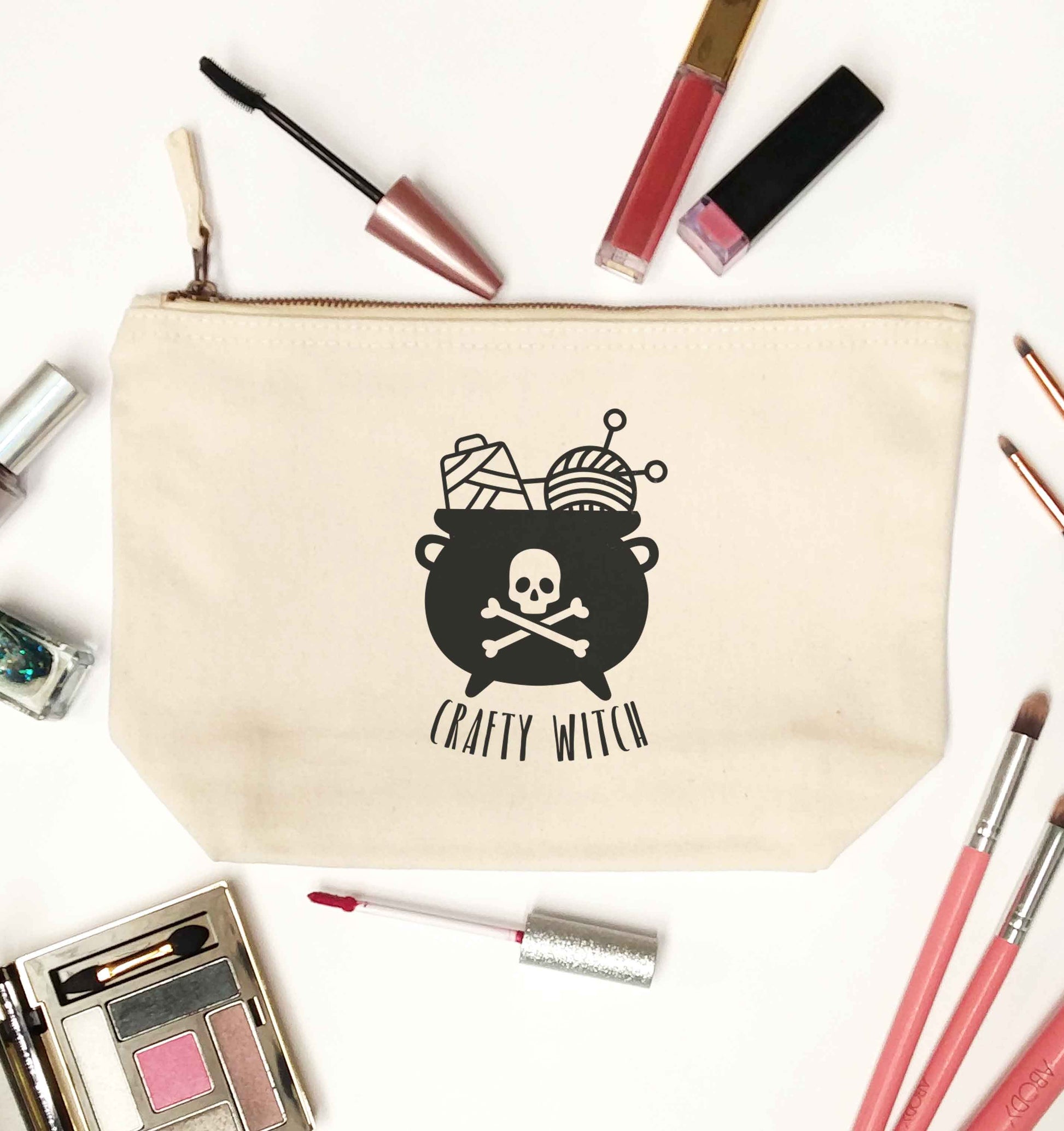 Crafty witch natural makeup bag