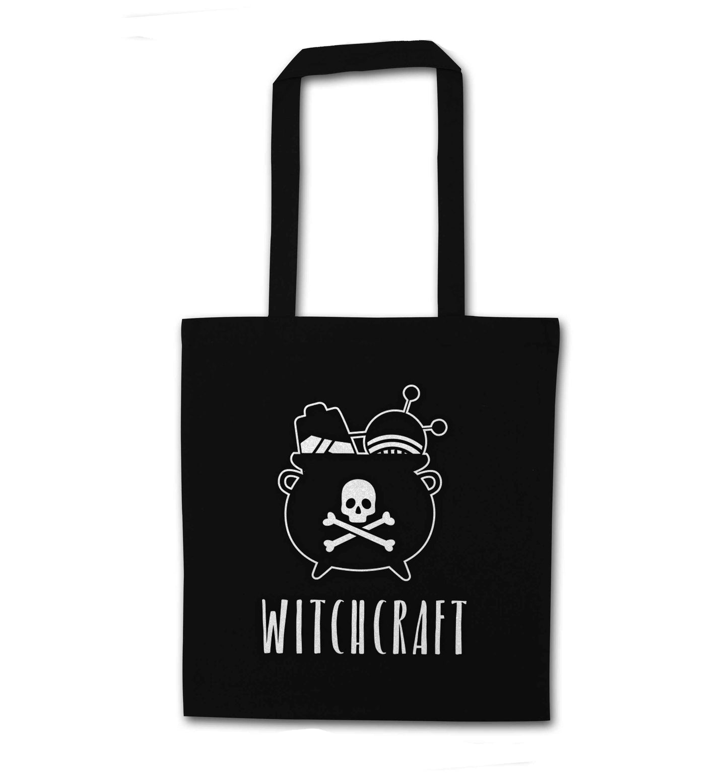 Witchcraft black tote bag