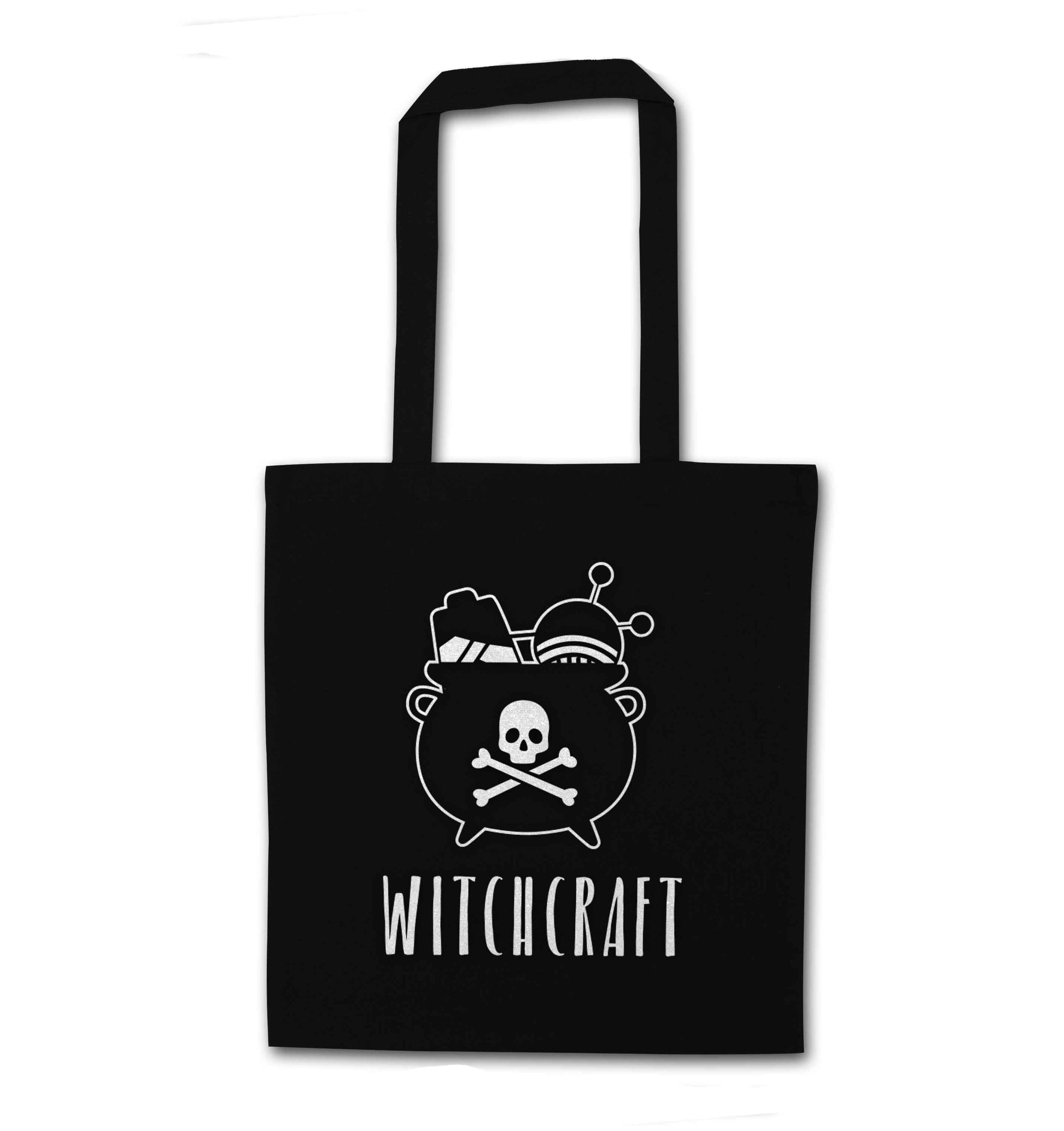Witchcraft black tote bag