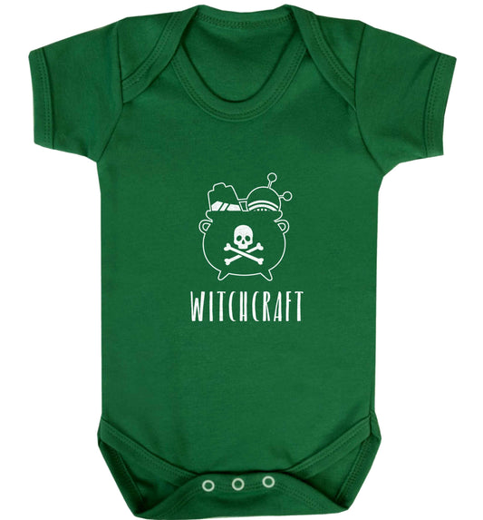 Witchcraft baby vest green 18-24 months
