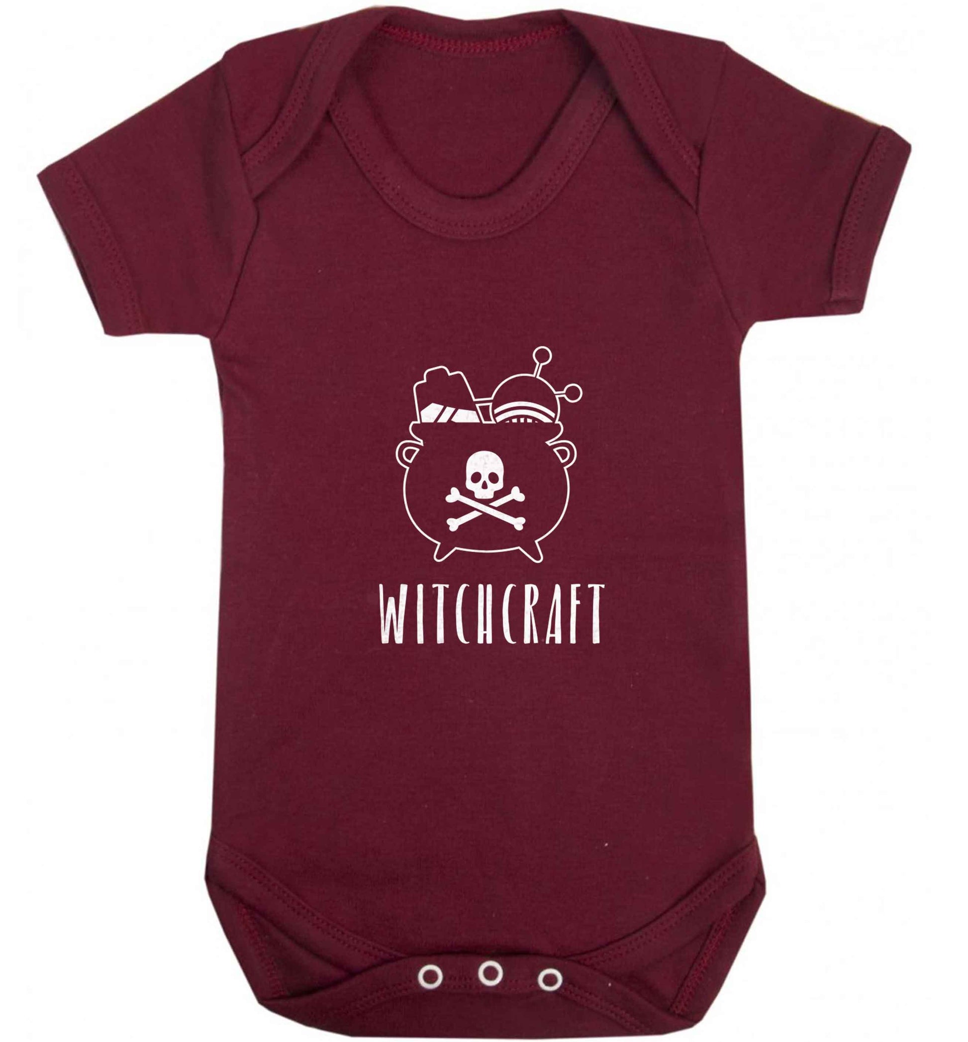 Witchcraft baby vest maroon 18-24 months
