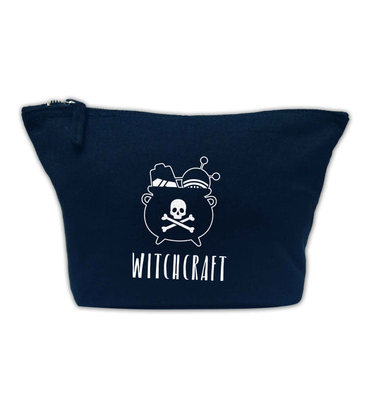 Witchcraft navy makeup bag