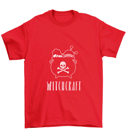 Witchcraft Children's red Tshirt 12-13 Years