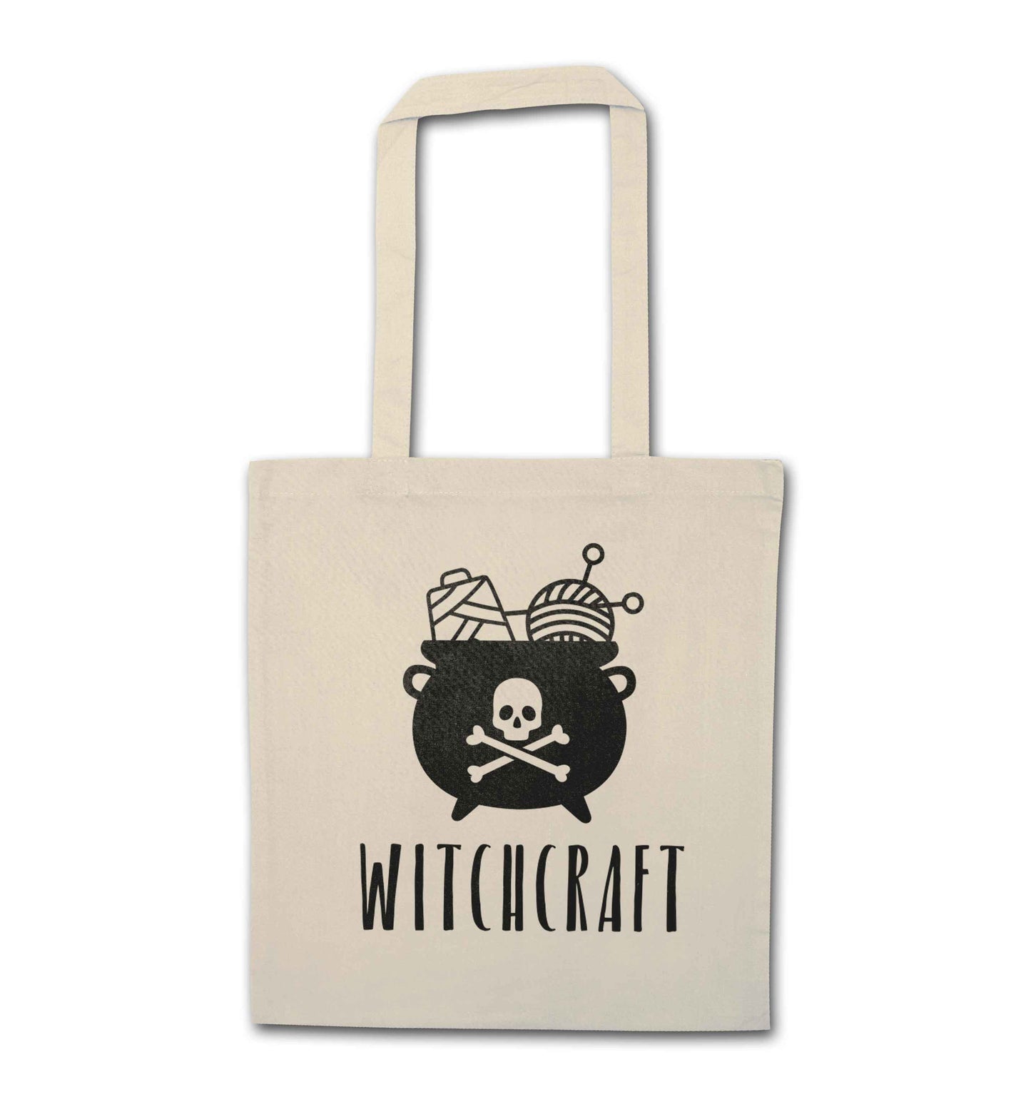 Witchcraft natural tote bag